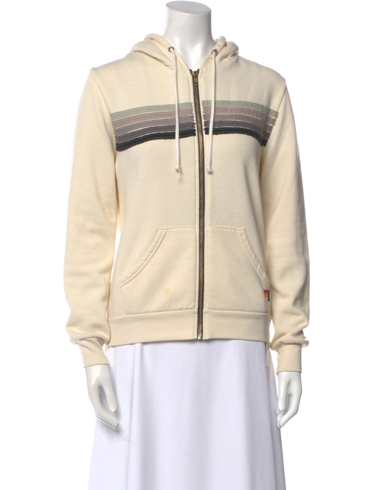 Aviator Nation V-Neck Long Sleeve Sweatshirt