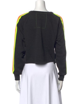 Aviator Nation Graphic Print Scoop Neck Sweatshirt