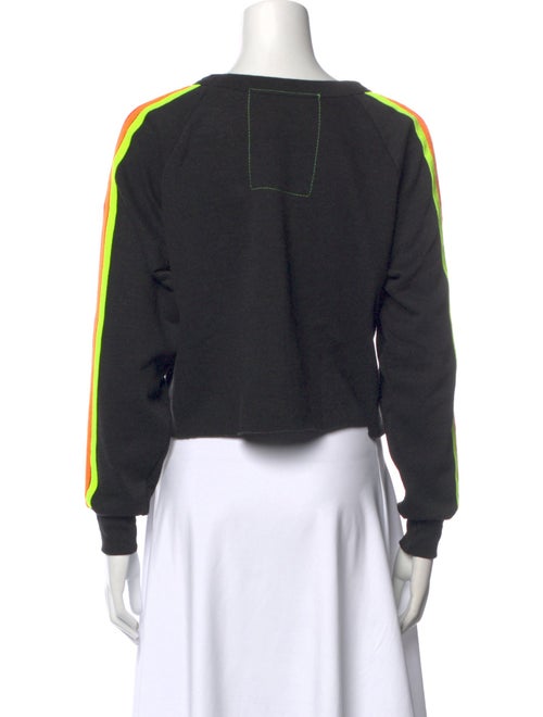 Aviator Nation Graphic Print Scoop Neck Sweatshirt