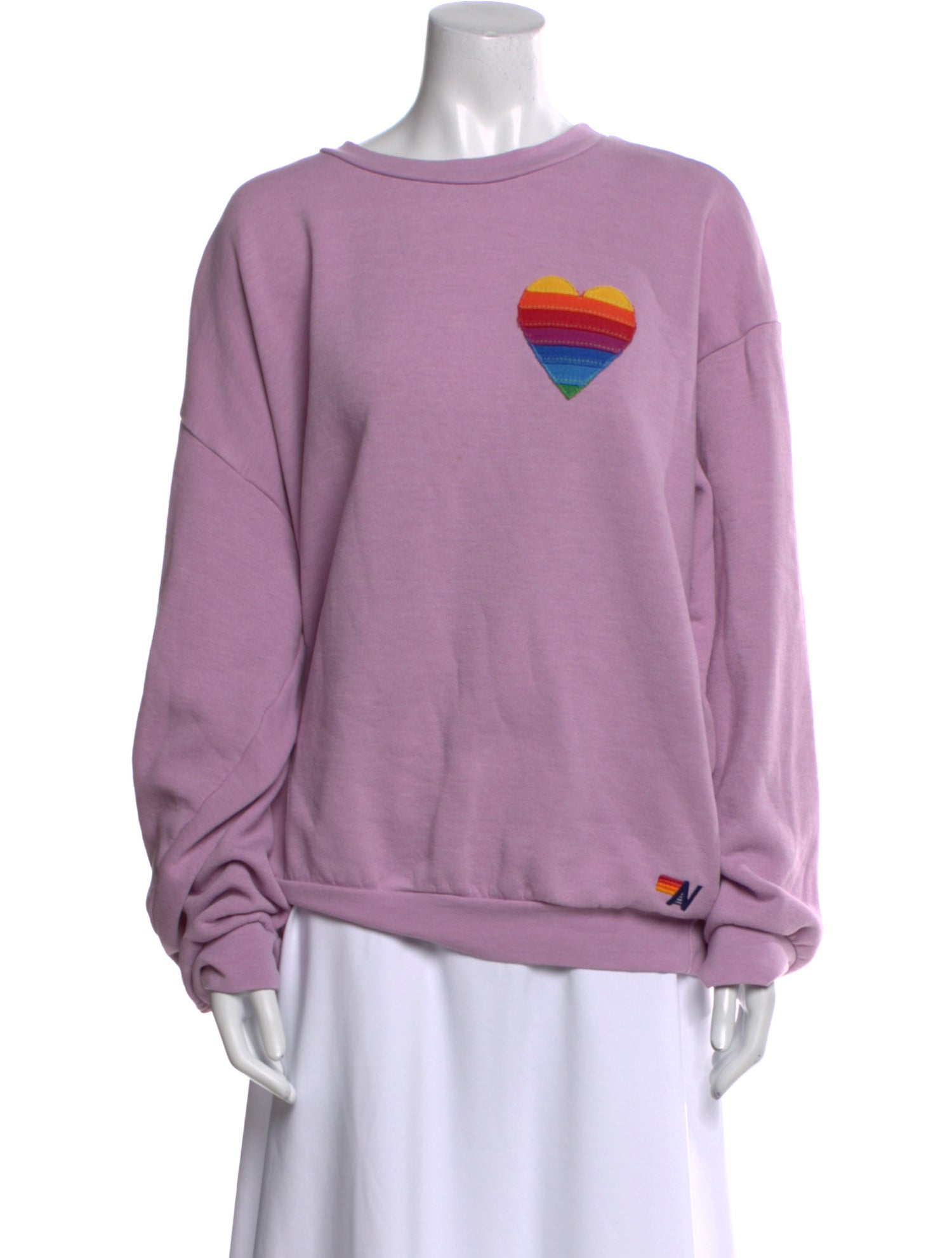 Aviator Nation Graphic Print Crew Neck Sweater