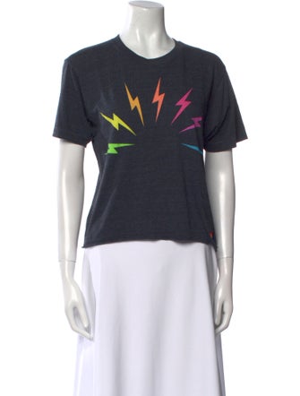 Aviator Nation Graphic Print Crew Neck T-Shirt