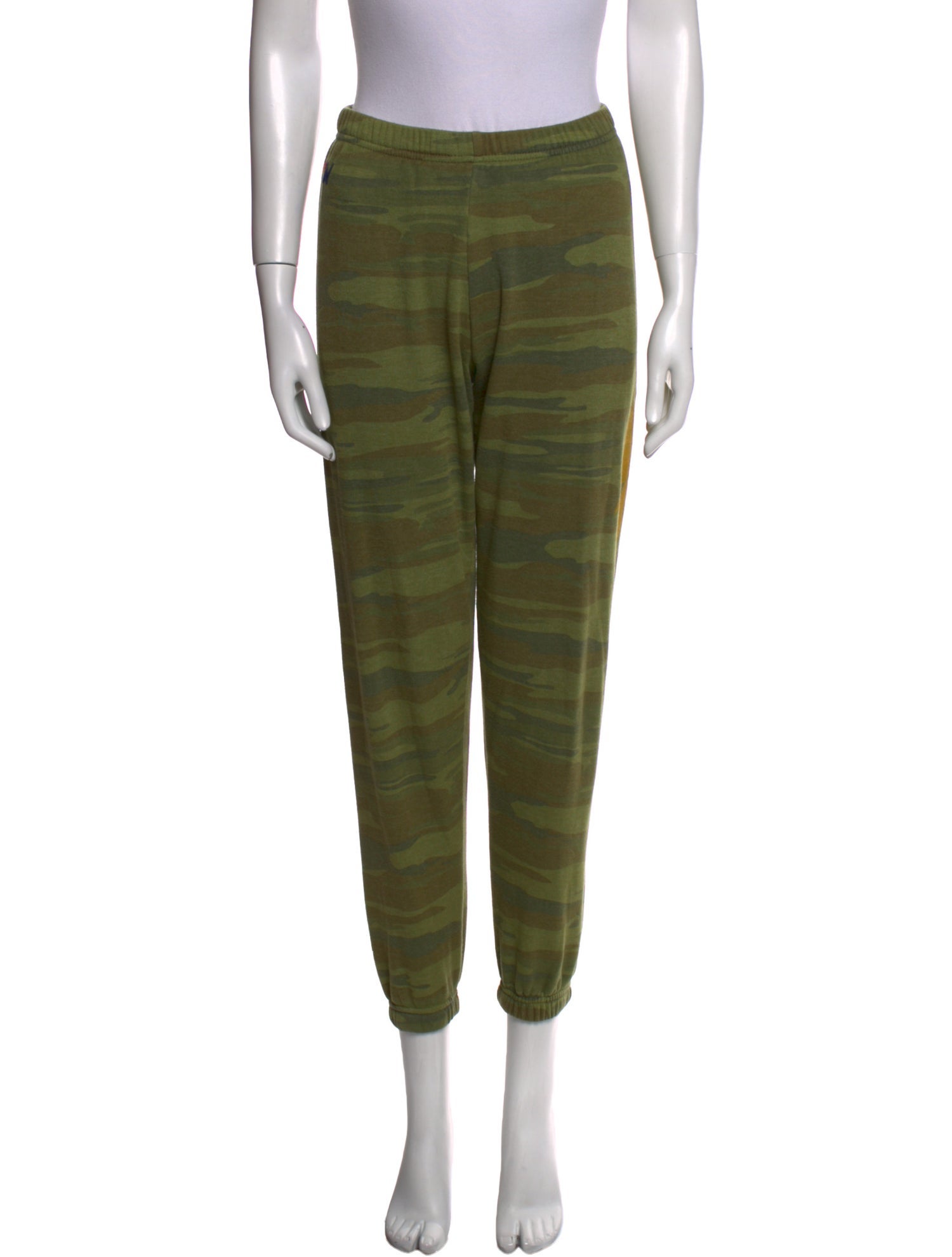 Aviator Nation Camouflage Print Skinny Leg Pants