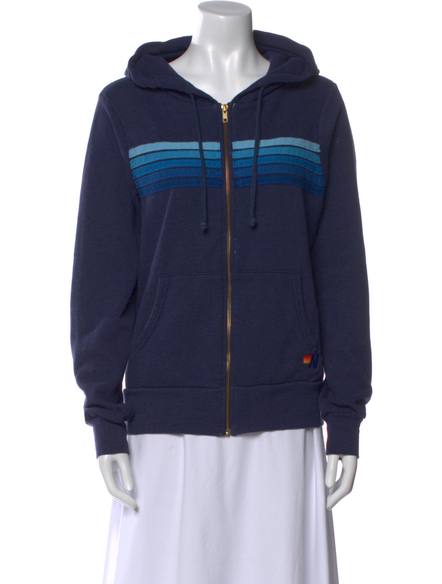 Aviator Nation V-Neck Long Sleeve Sweatshirt