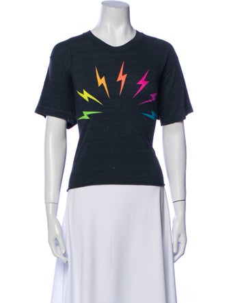 Aviator Nation Graphic Print Crew Neck T-Shirt