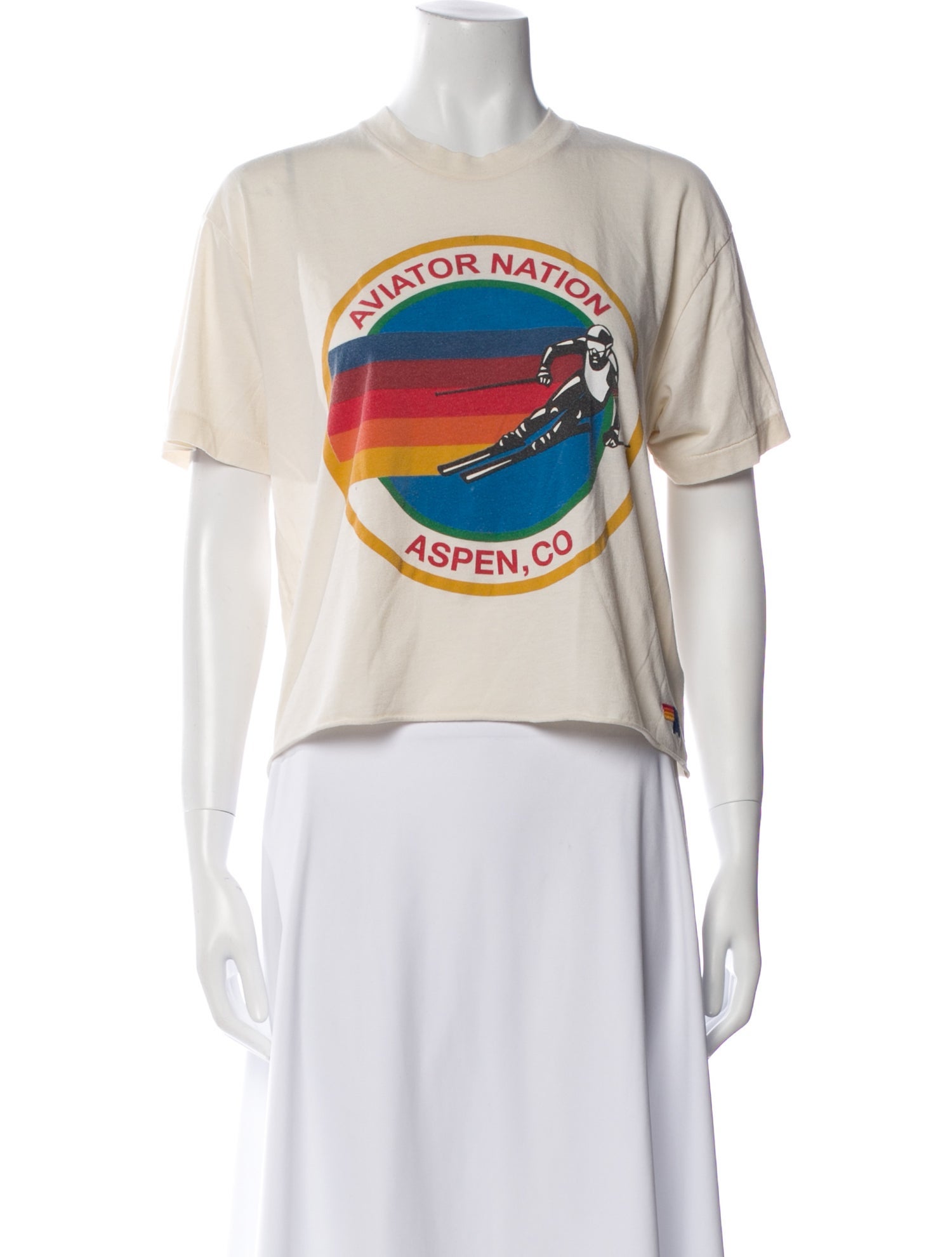 Aviator Nation Graphic Print Crew Neck T-Shirt