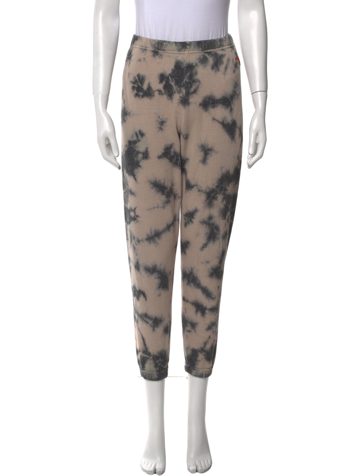 Aviator Nation Tie-Dye Print Skinny Leg Pants