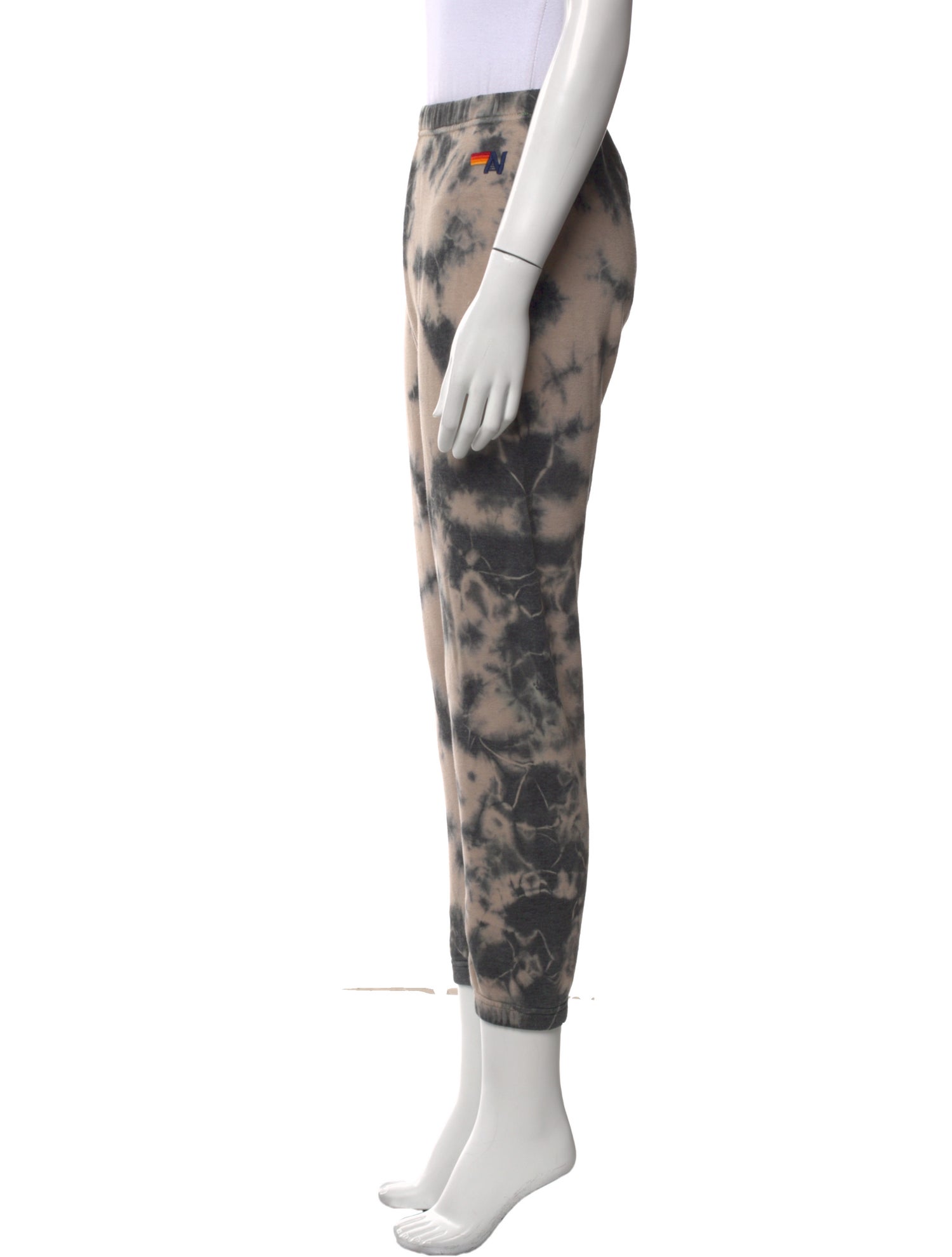 Aviator Nation Tie-Dye Print Skinny Leg Pants