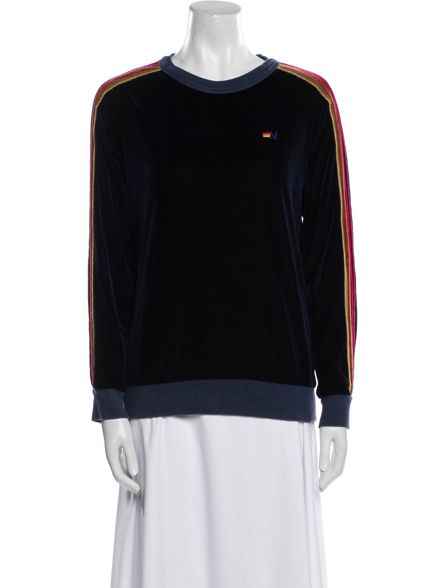 Aviator Nation Crew Neck Long Sleeve Sweatshirt