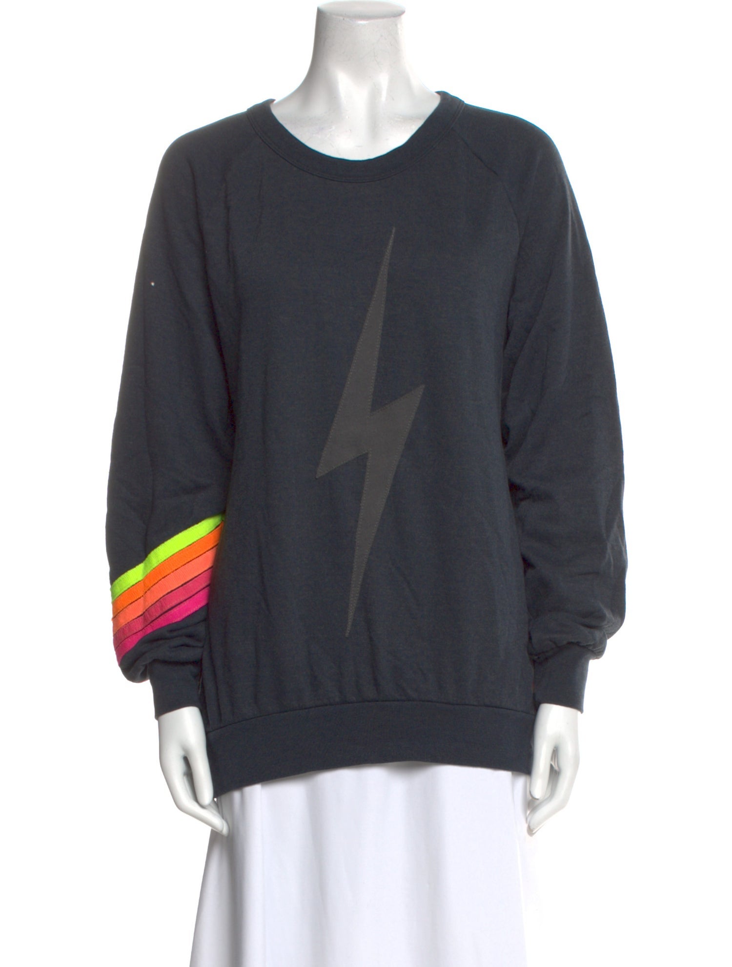 Aviator Nation Graphic Print Crew Neck Sweatshirt