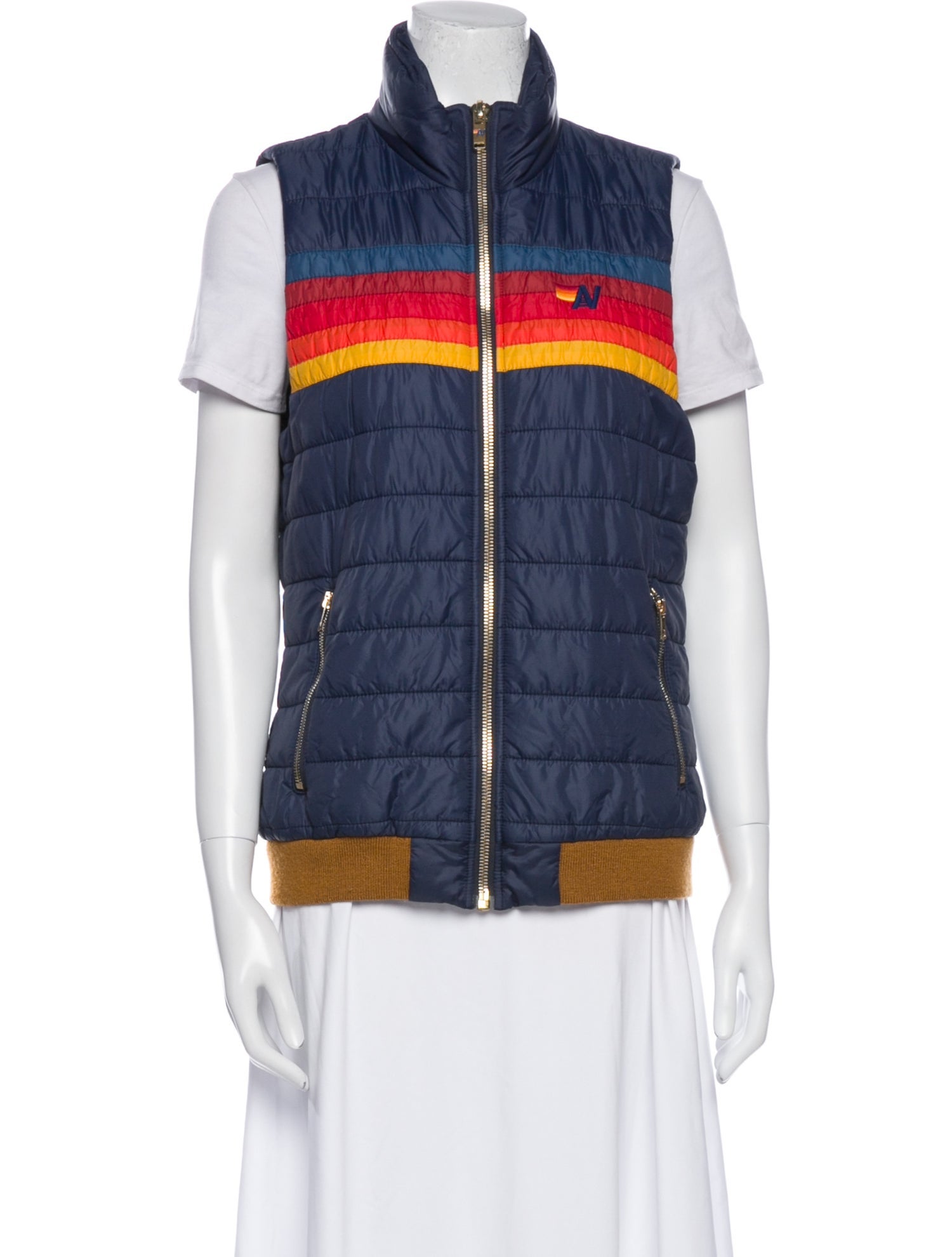 Aviator Nation Nylon Striped Vest