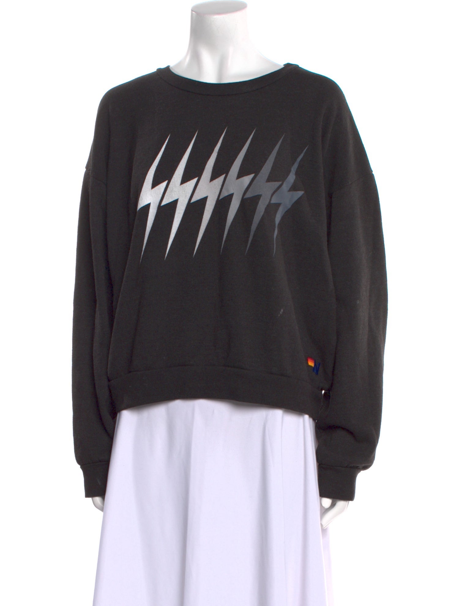 Aviator Nation Bateau Neckline Long Sleeve Sweatshirt