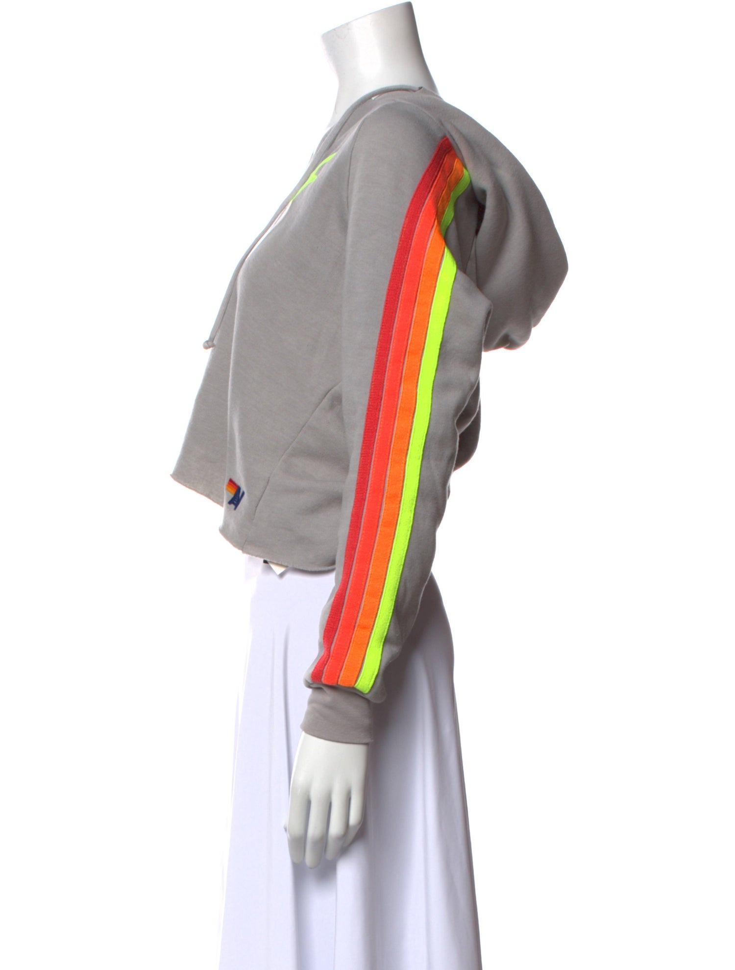 Aviator Nation Graphic Print V-Neck Sweatshirt