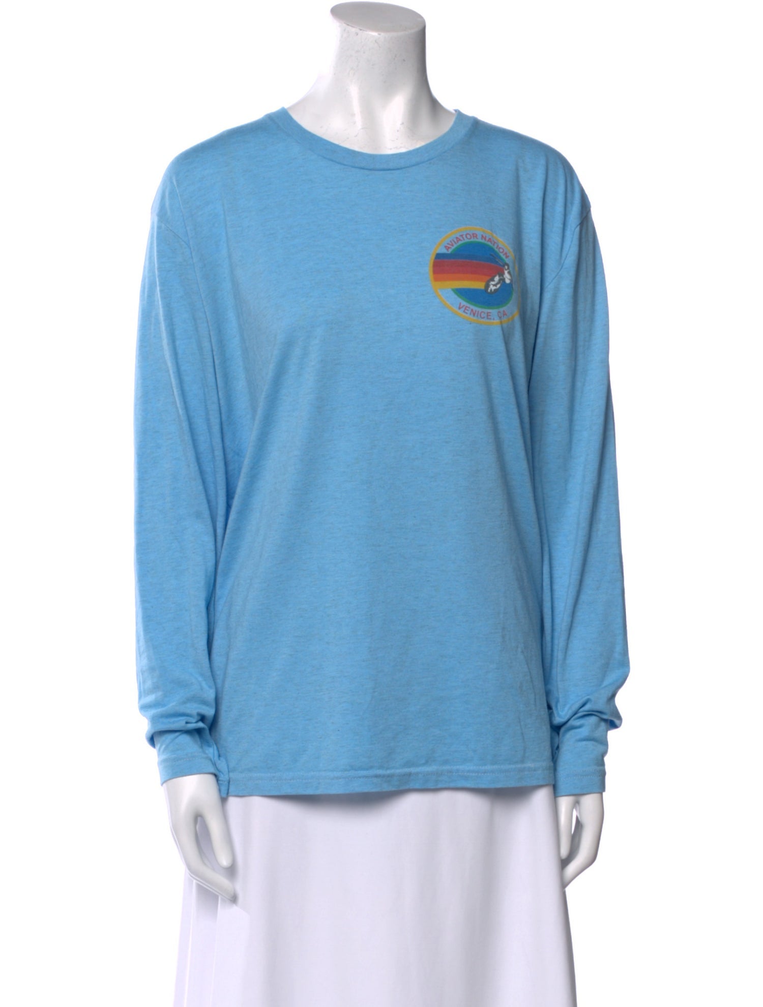 Aviator Nation Graphic Print Crew Neck Sweatshirt