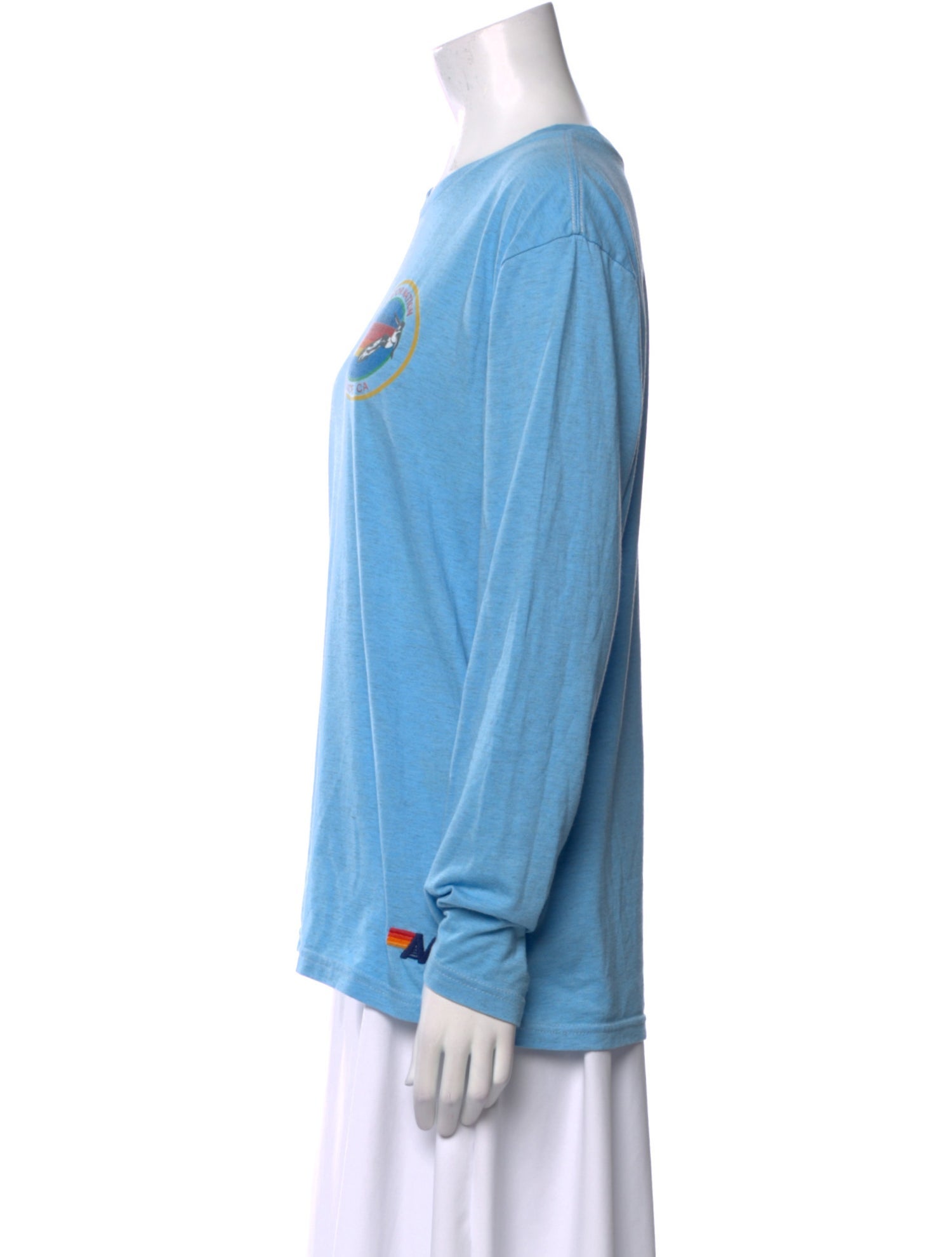 Aviator Nation Graphic Print Crew Neck Sweatshirt