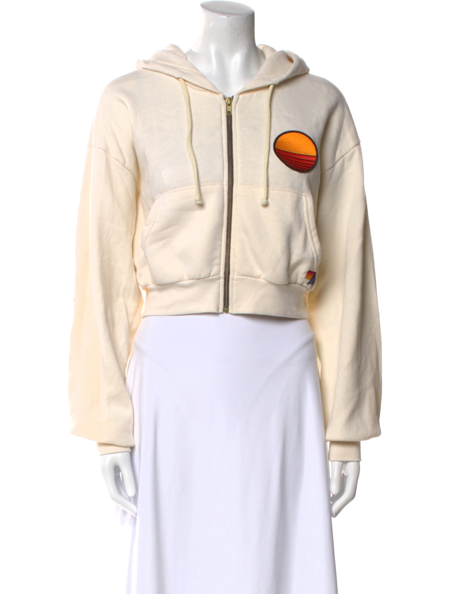 Aviator Nation V-Neck Long Sleeve Sweatshirt