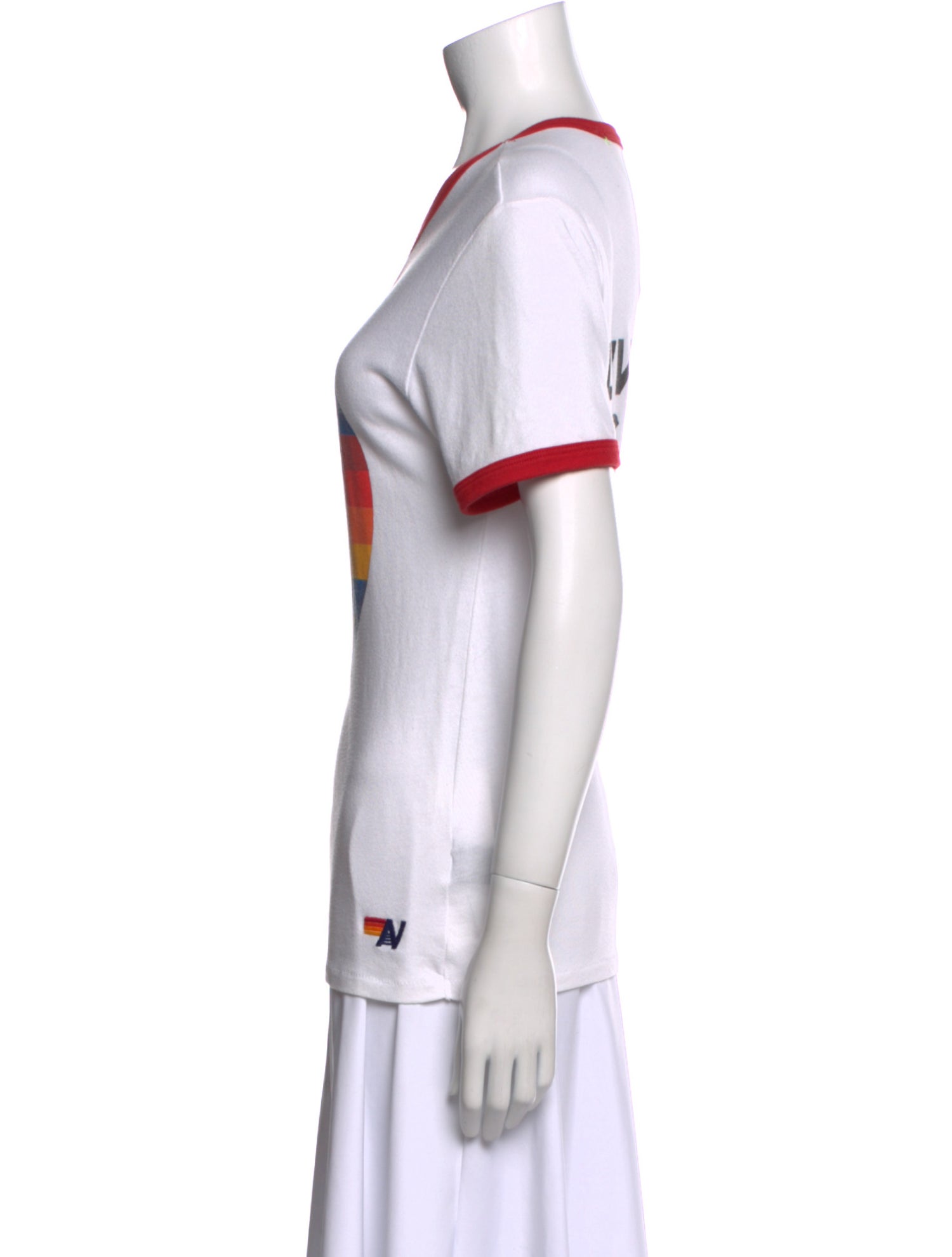 Aviator Nation Graphic Print Crew Neck T-Shirt