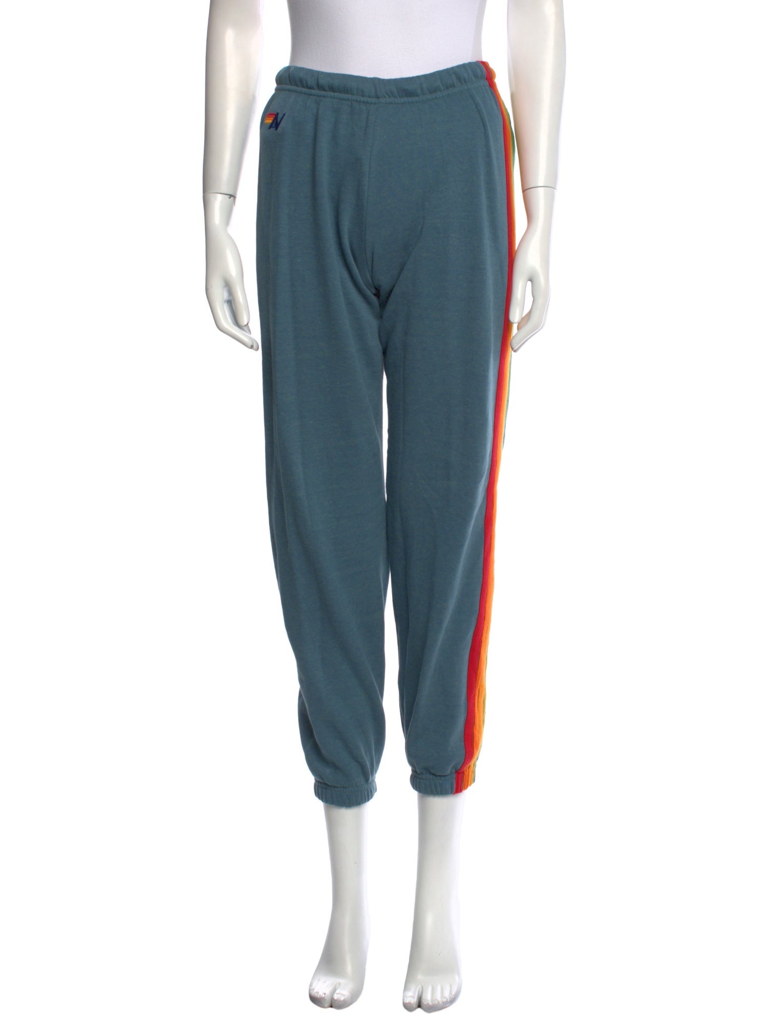 Aviator Nation Striped Skinny Leg Pants