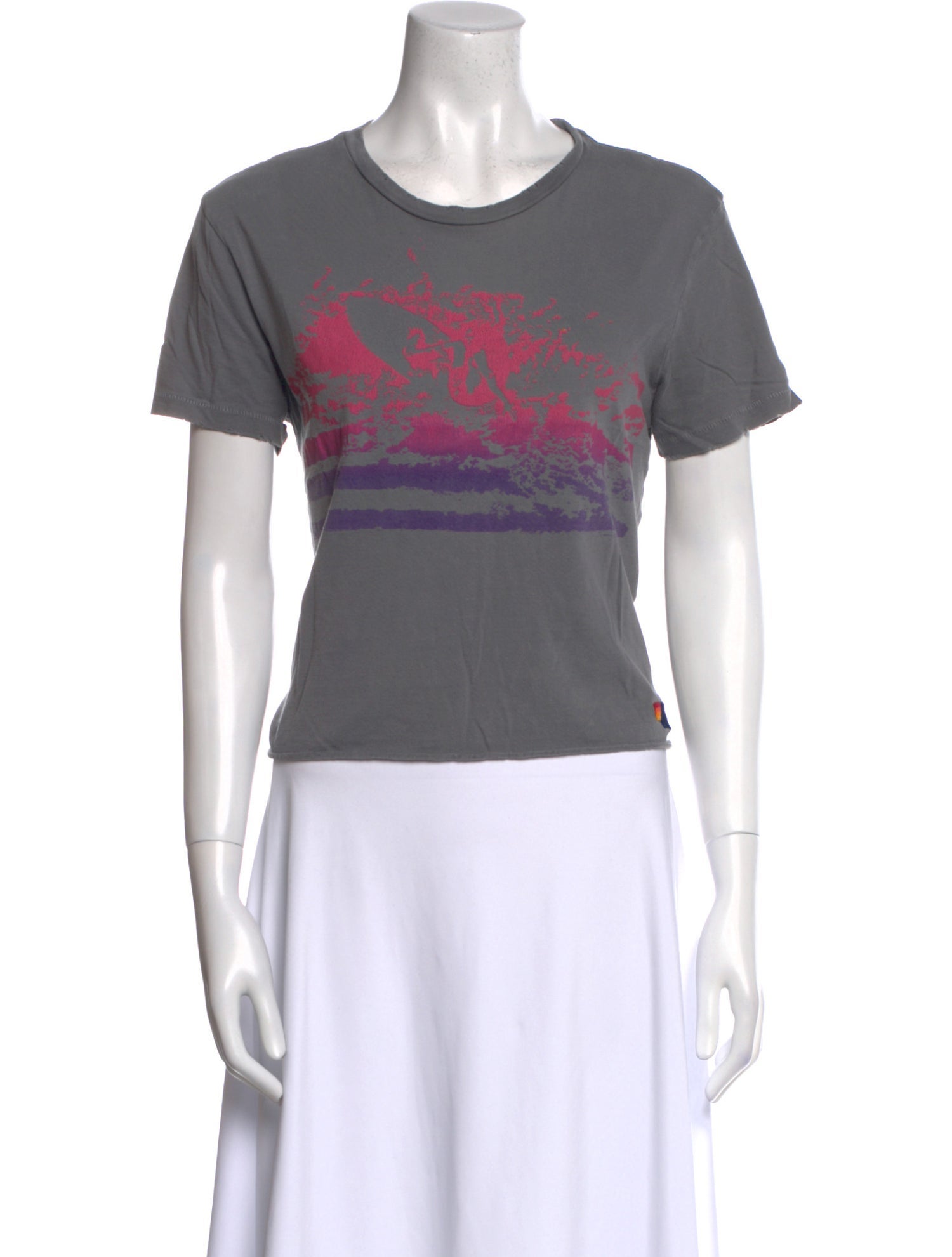 Aviator Nation Graphic Print Crew Neck T-Shirt