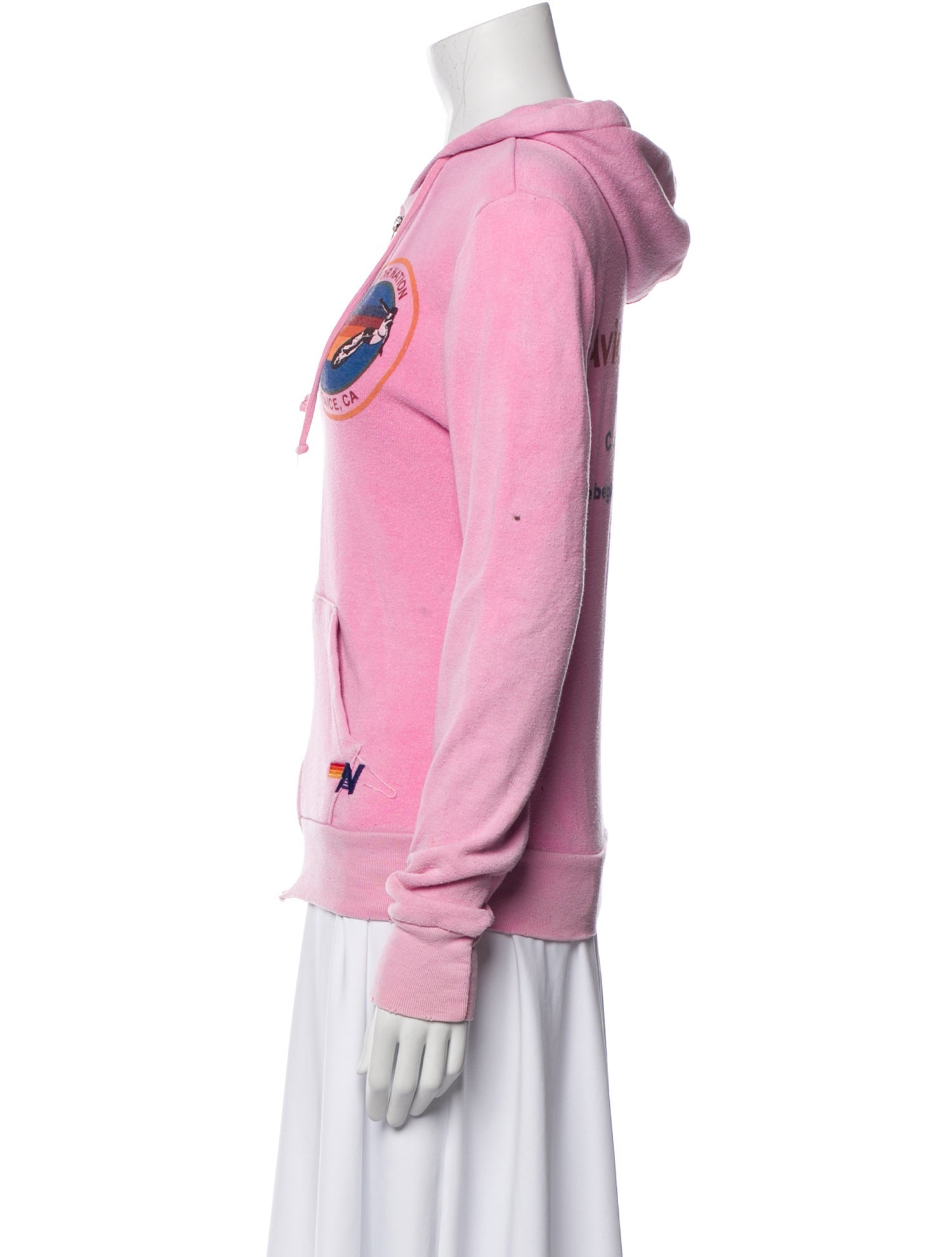 Aviator Nation Graphic Print Crew Neck Sweatshirt