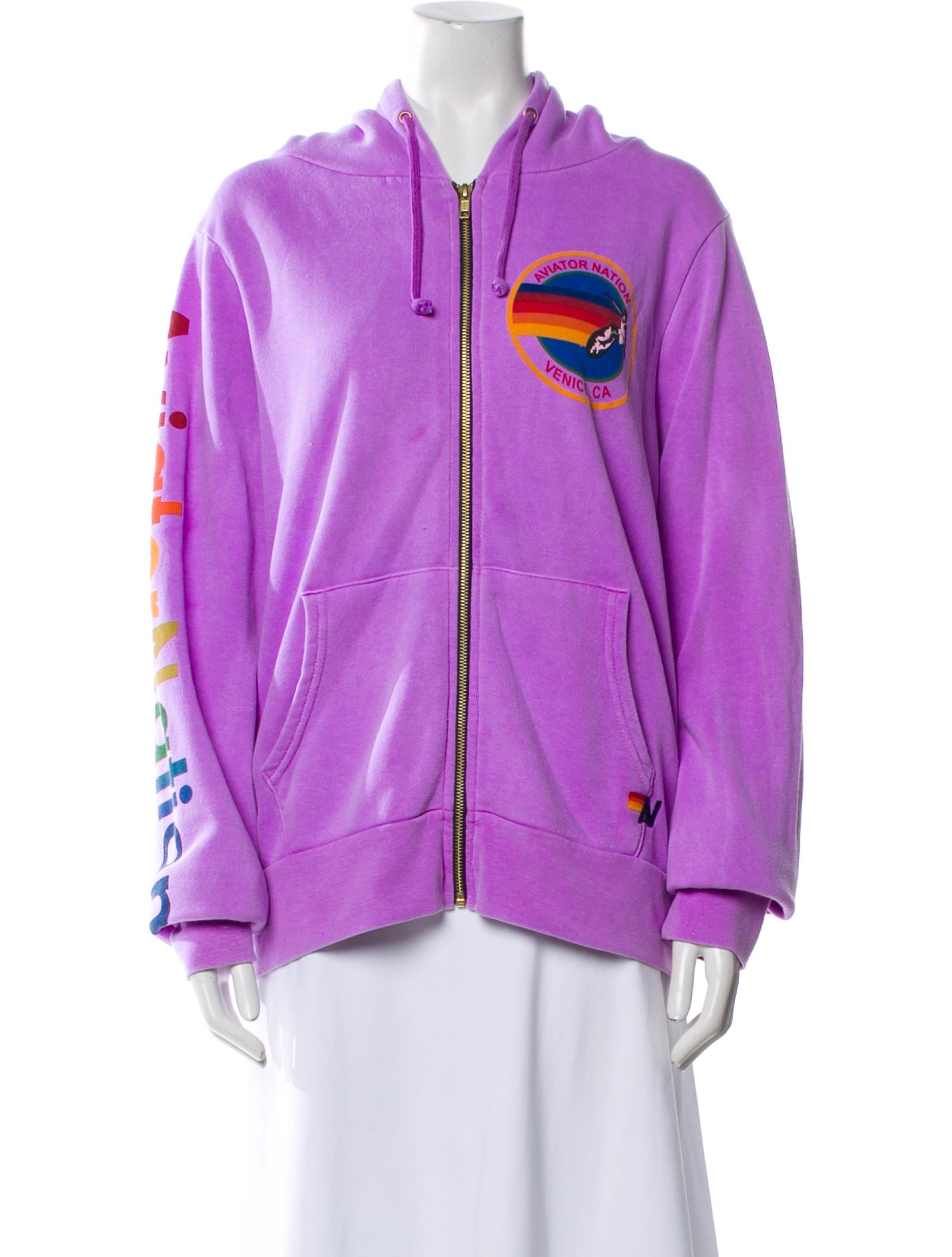 Aviator Nation Crew Neck Long Sleeve Sweatshirt