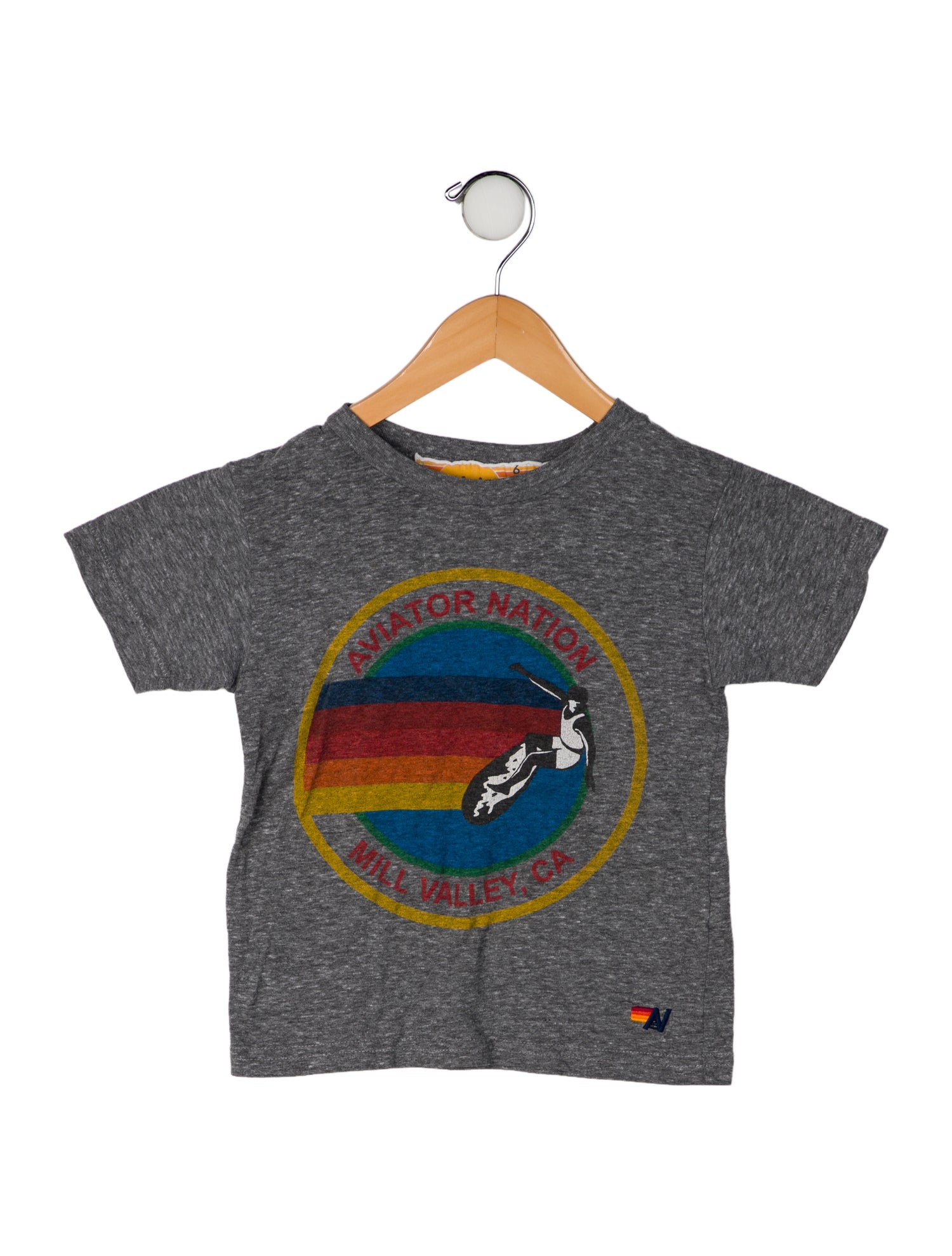 Aviator Nation Toddler Boys' Graphic Printed Short Sleeve T-Shirt