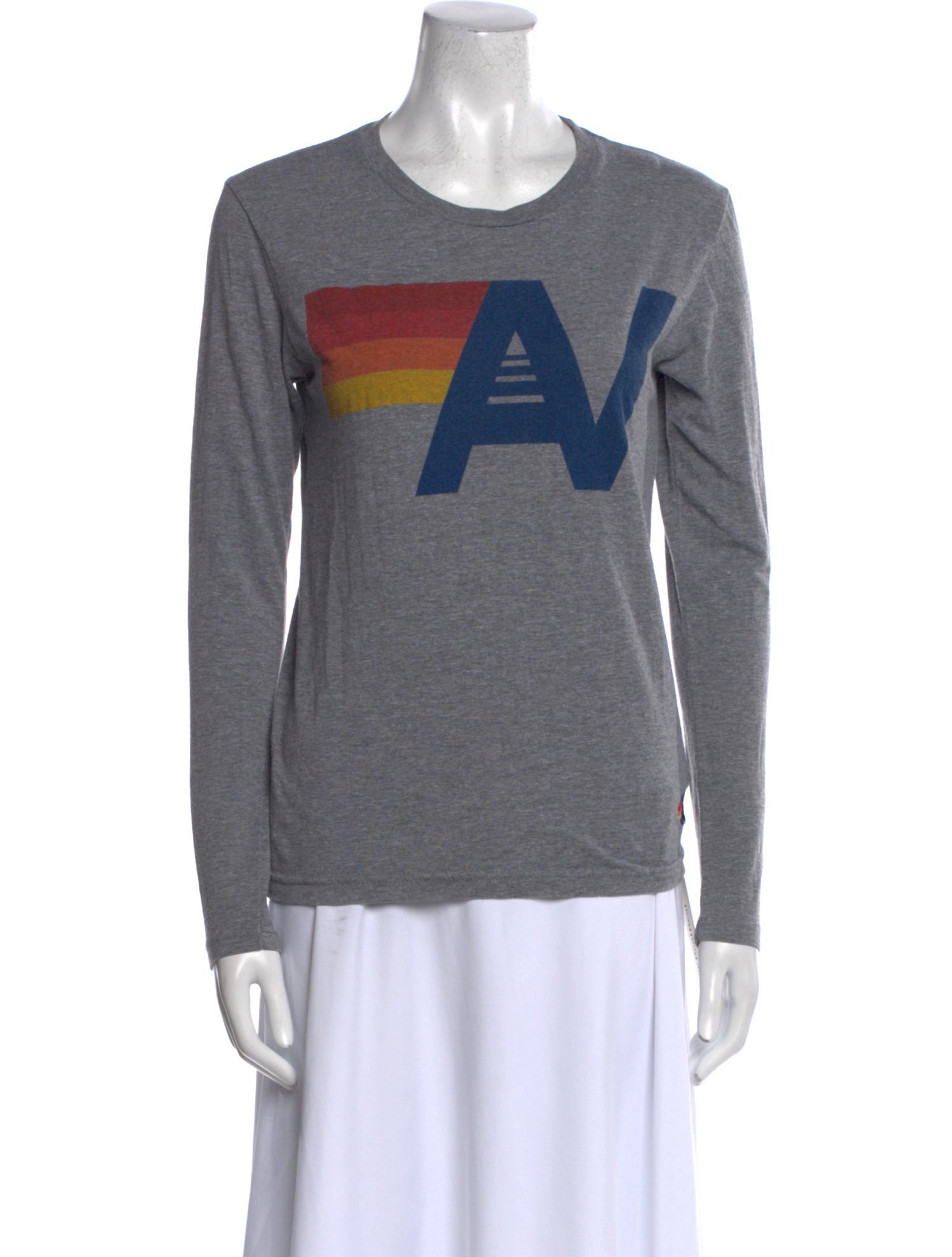 Aviator Nation Graphic Print Crew Neck Sweatshirt