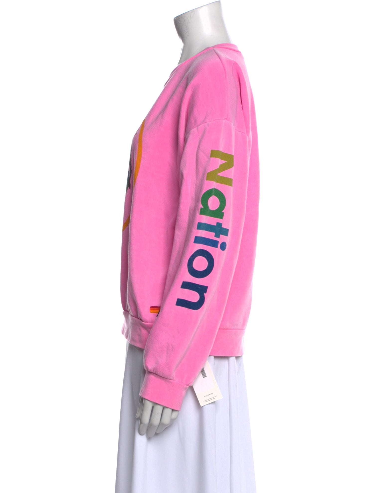 Aviator Nation Graphic Print Crew Neck Sweatshirt