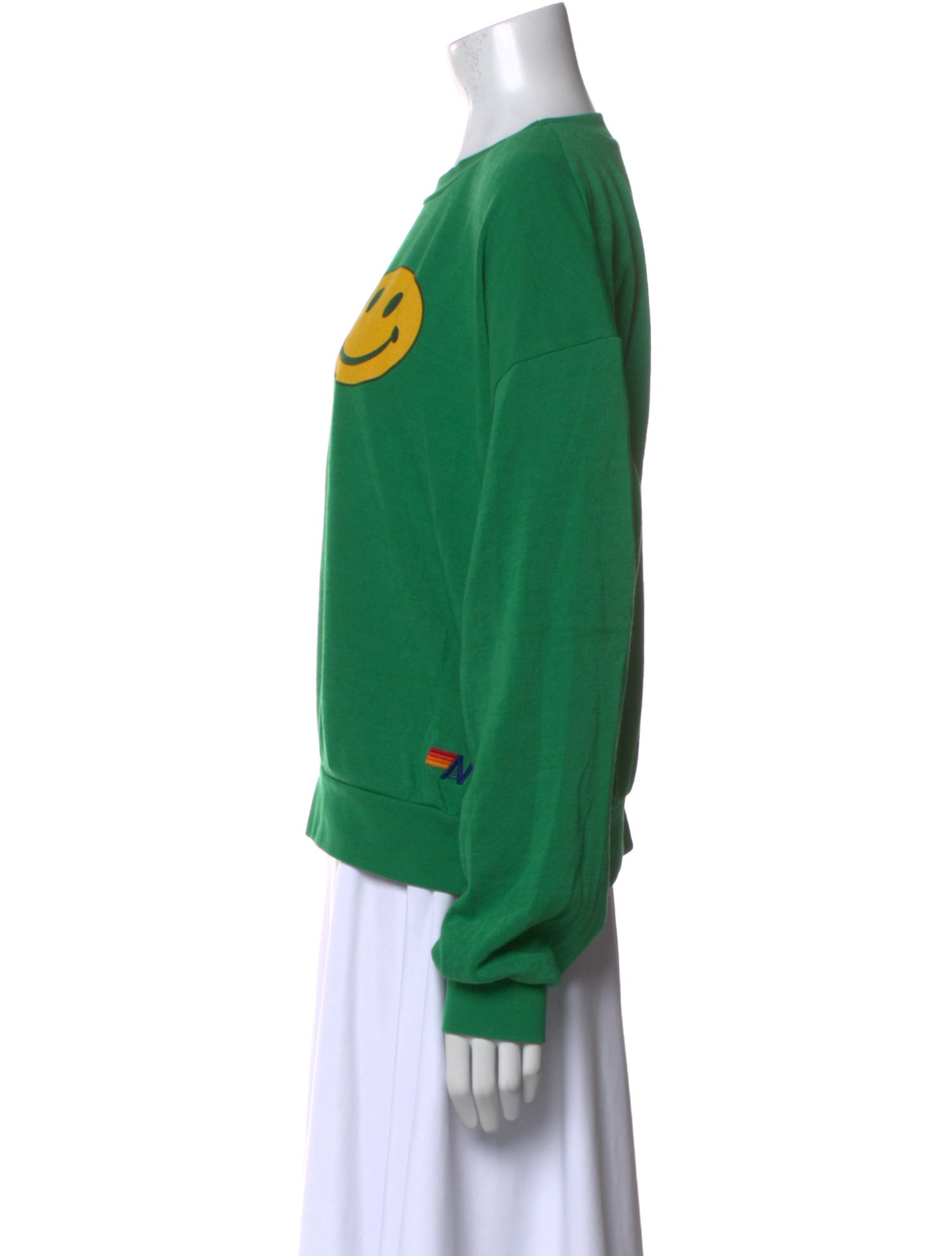 Aviator Nation Graphic Print Crew Neck Sweater