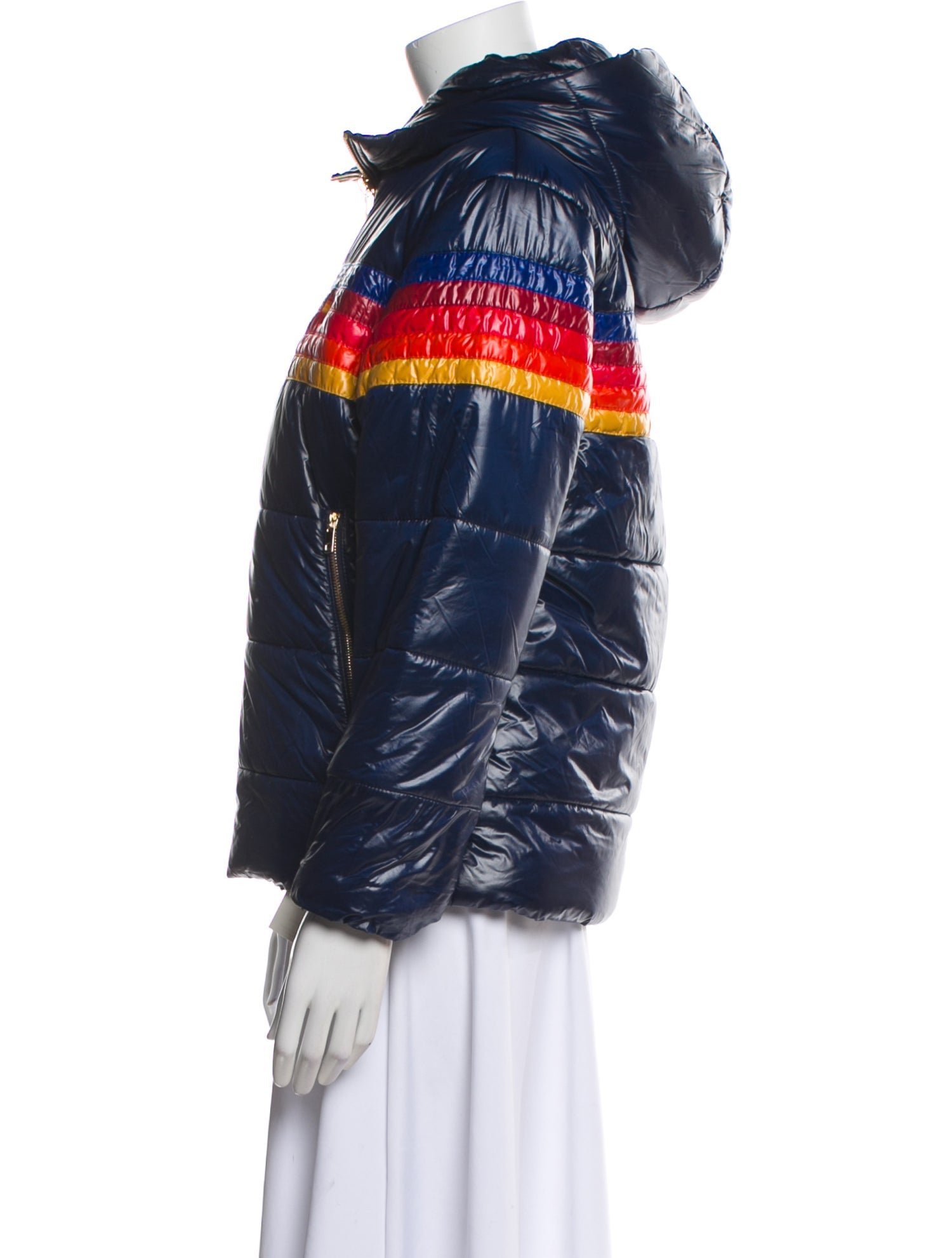 Aviator Nation Nylon Striped Jacket