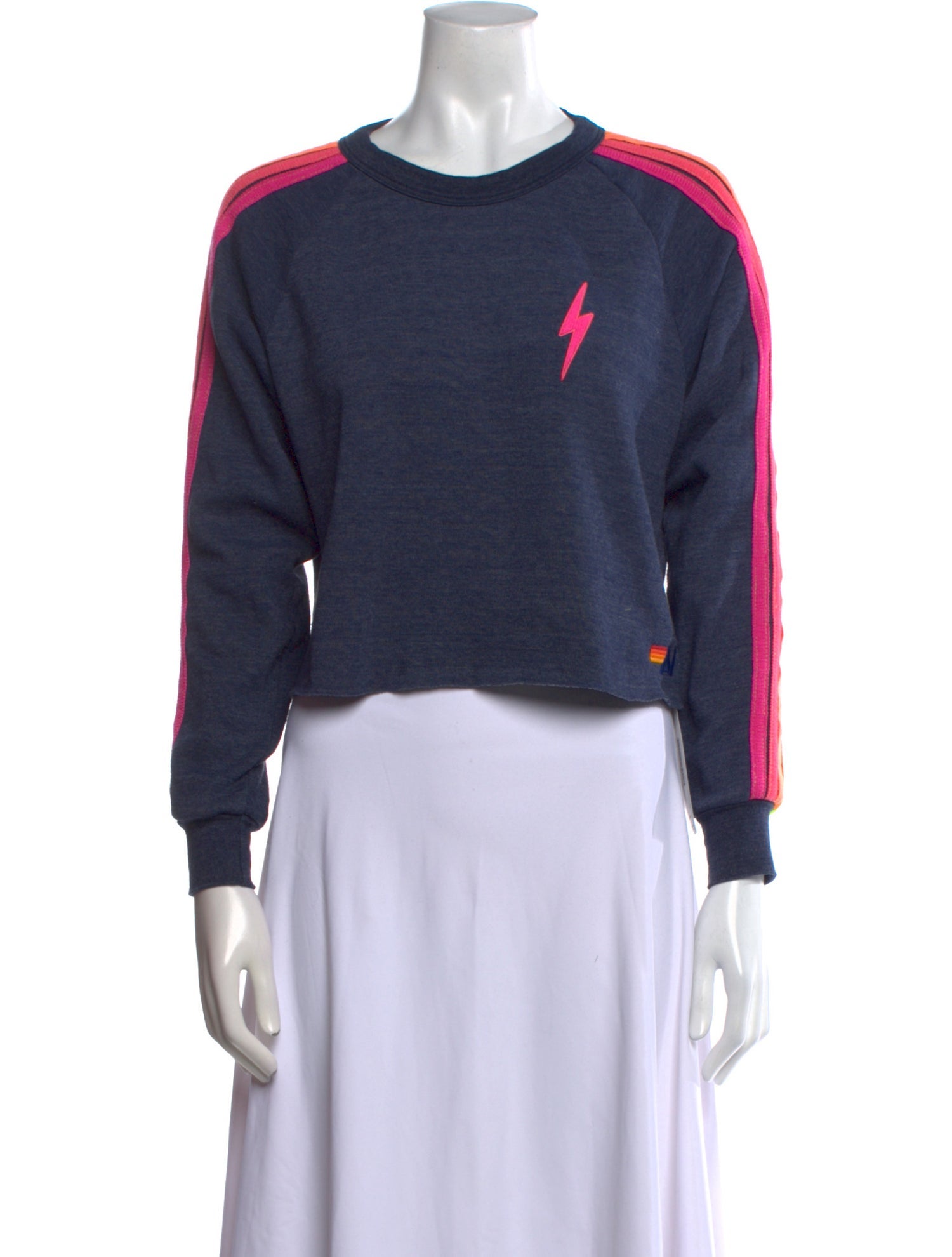 Aviator Nation Graphic Print Crew Neck Sweatshirt