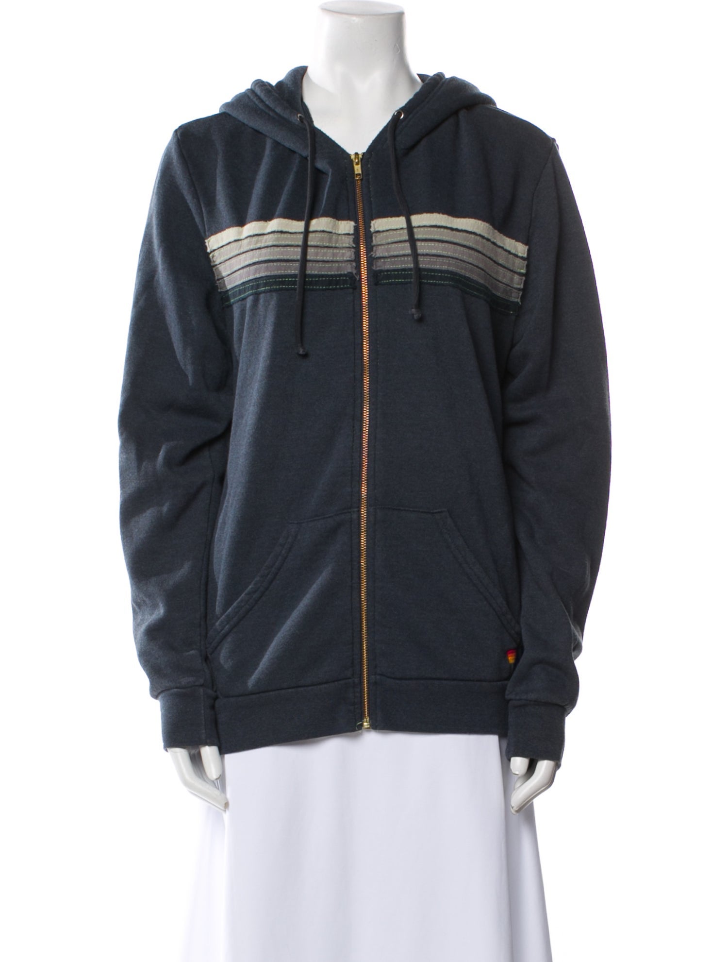 Aviator Nation V-Neck Long Sleeve Sweatshirt