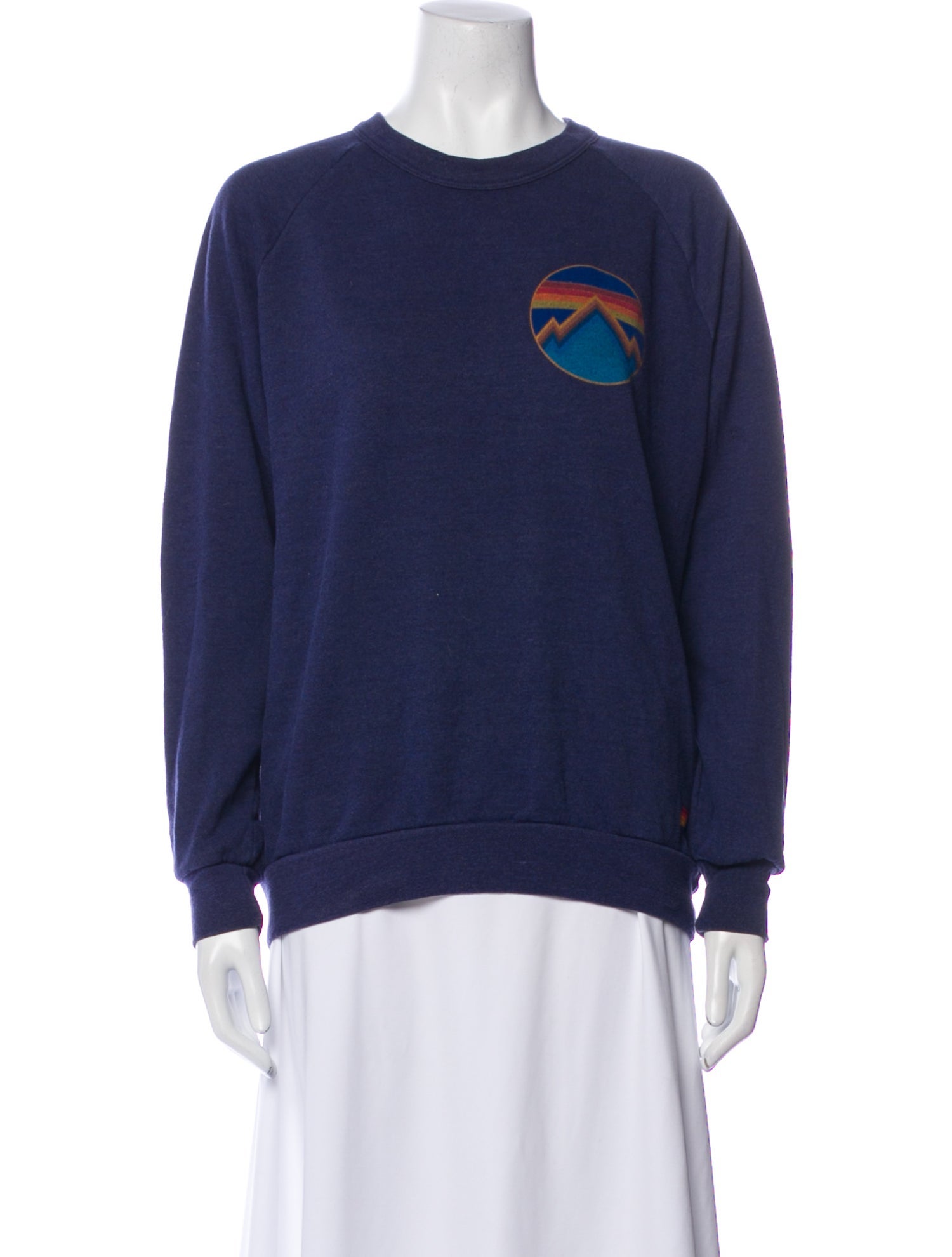 Aviator Nation Graphic Print Crew Neck Sweatshirt