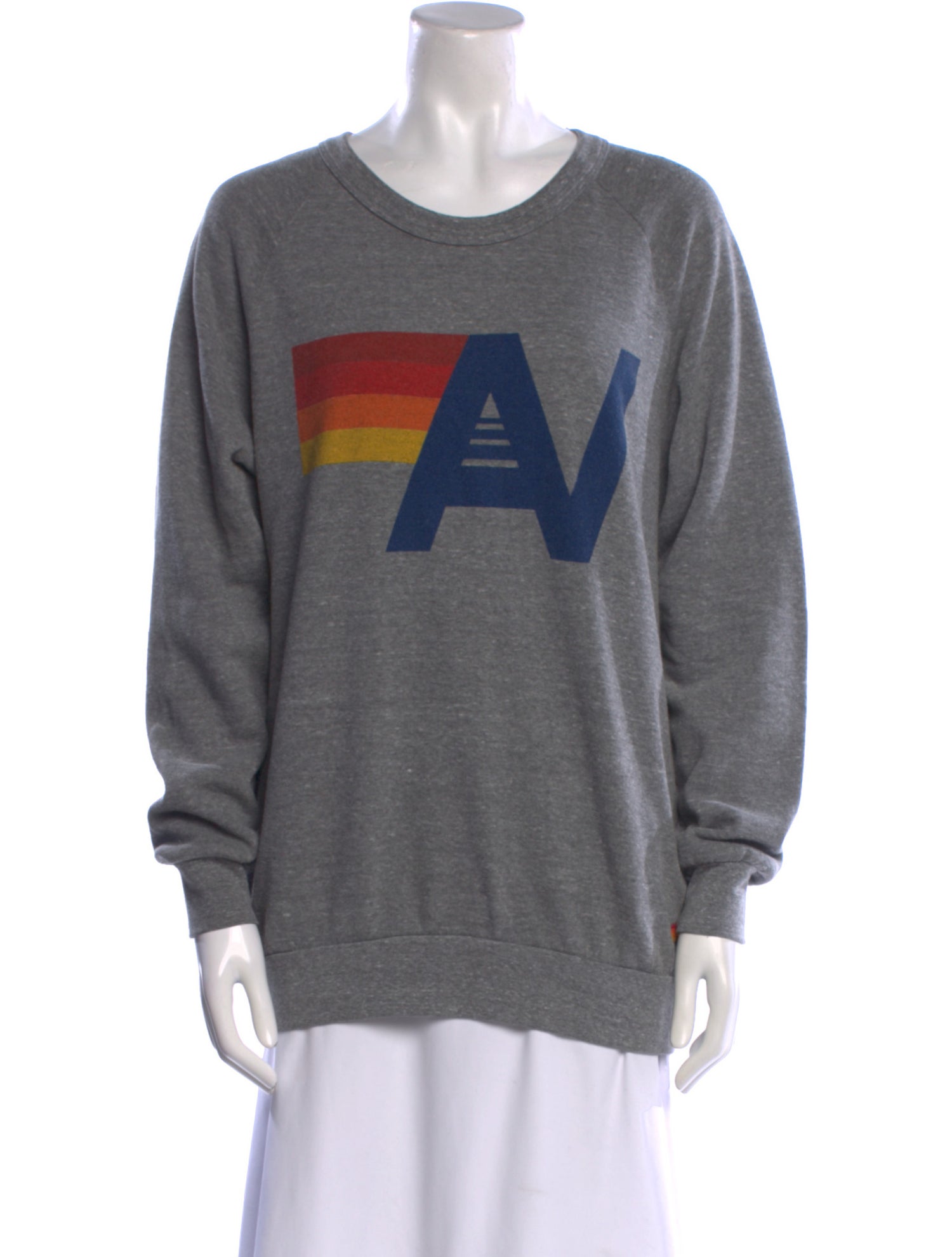Aviator Nation Graphic Print Crew Neck Sweatshirt