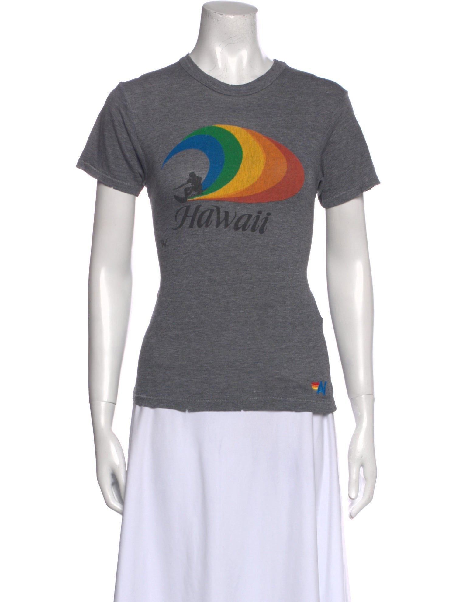 Aviator Nation Graphic Print Crew Neck T-Shirt