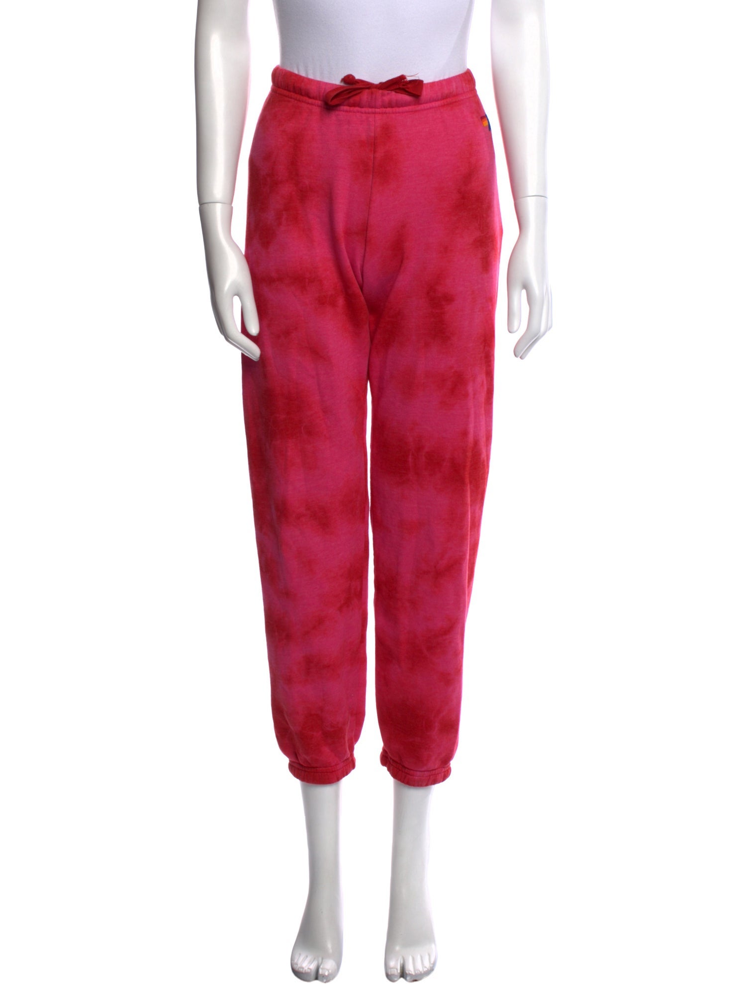 Aviator Nation Tie-Dye Print Skinny Leg Pants