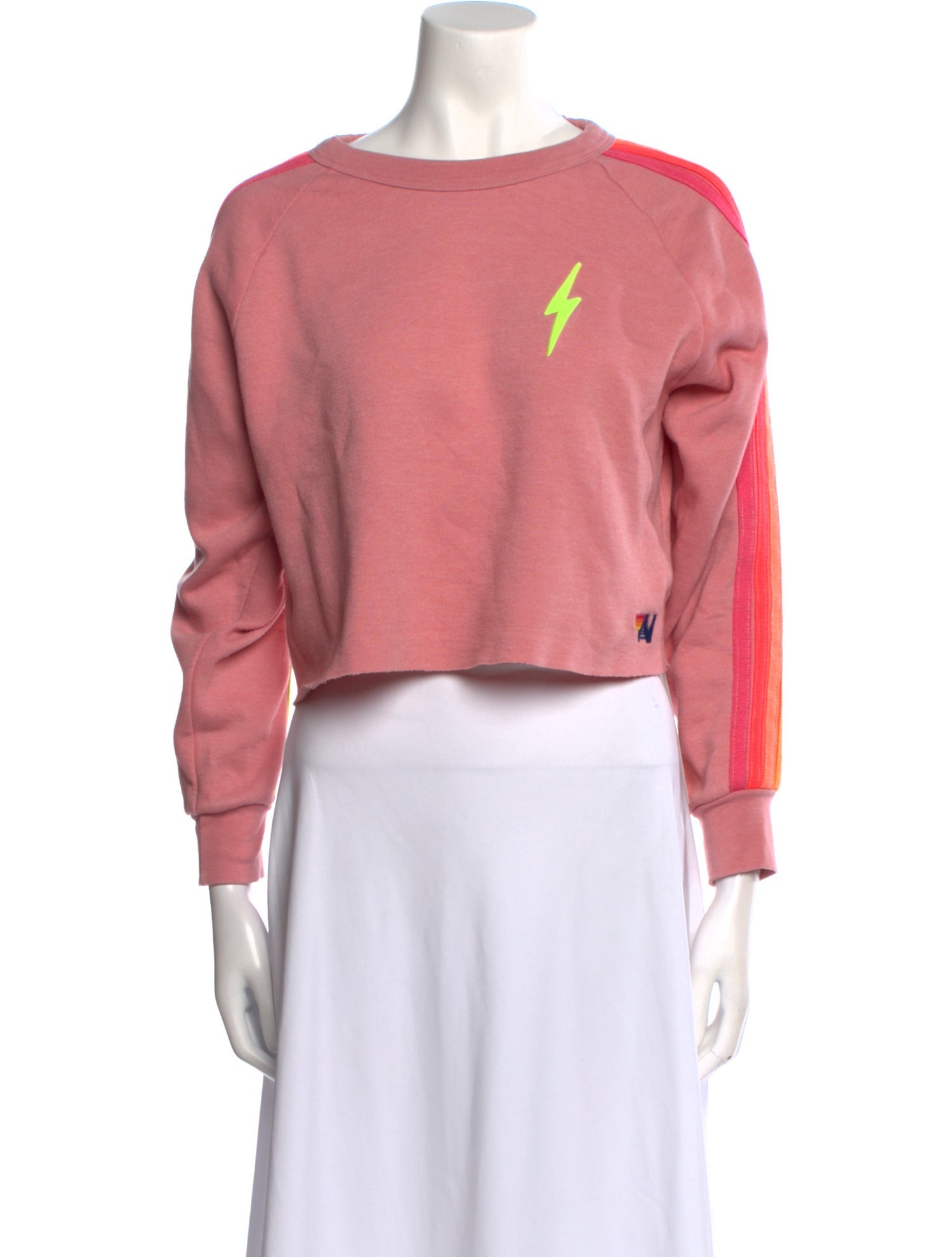 Aviator Nation Scoop Neck Long Sleeve Sweatshirt