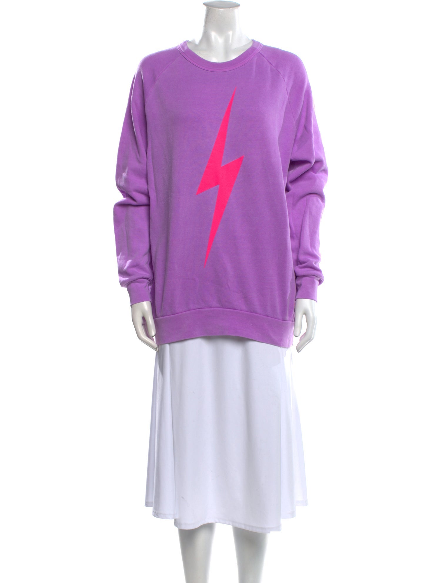 Aviator Nation Crew Neck Long Sleeve Sweatshirt