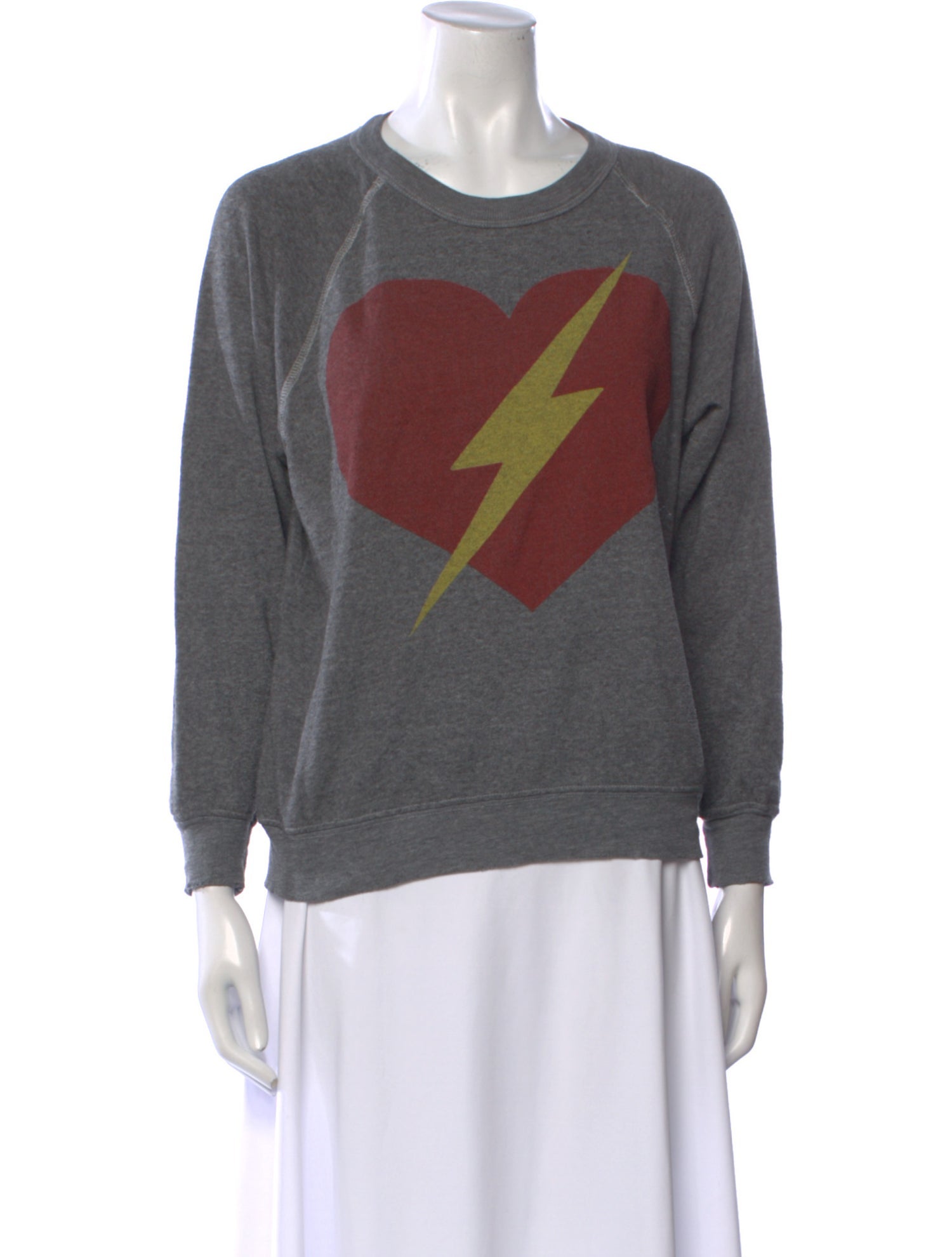 Aviator Nation Graphic Print Crew Neck Sweatshirt