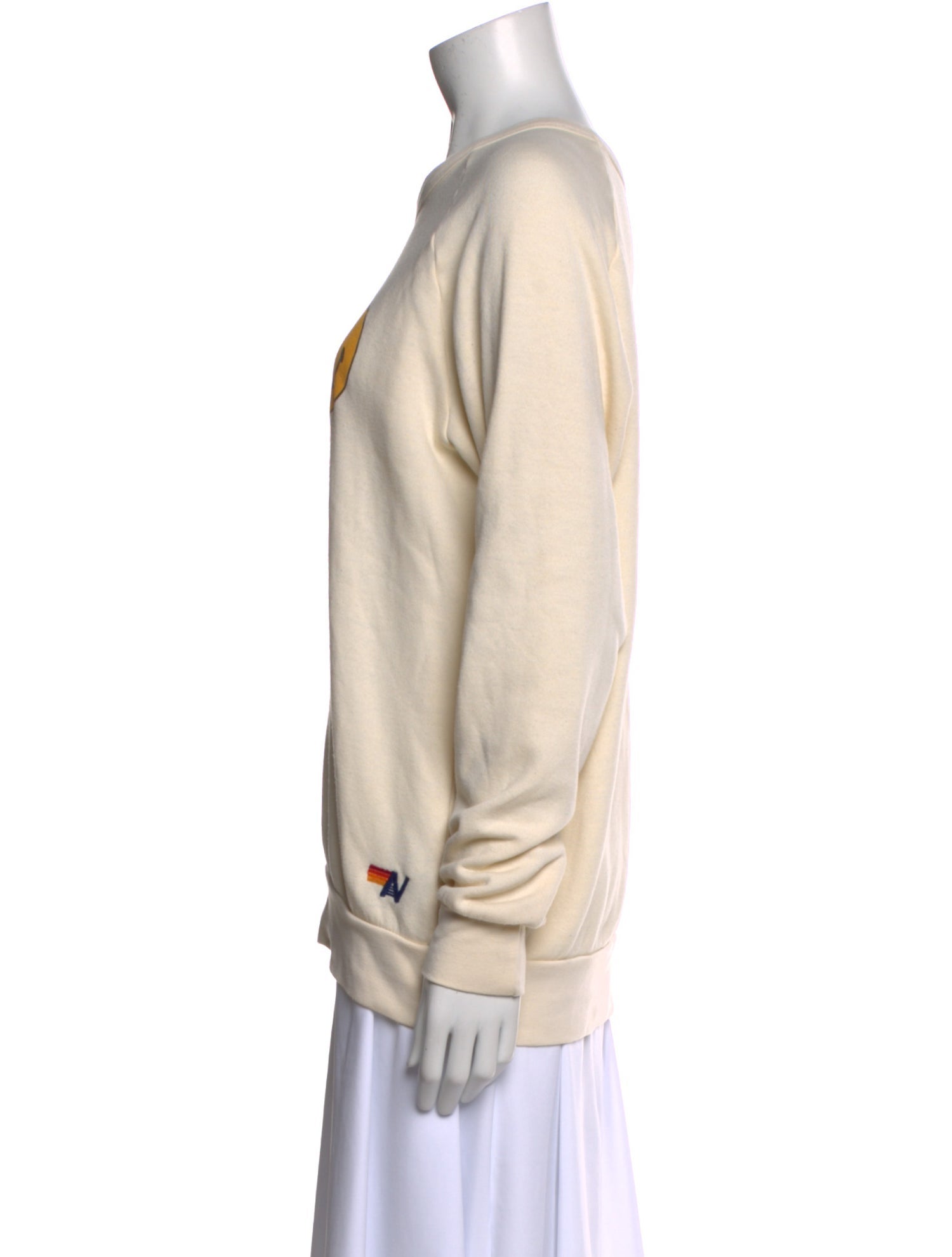 Aviator Nation Graphic Print Scoop Neck Sweatshirt