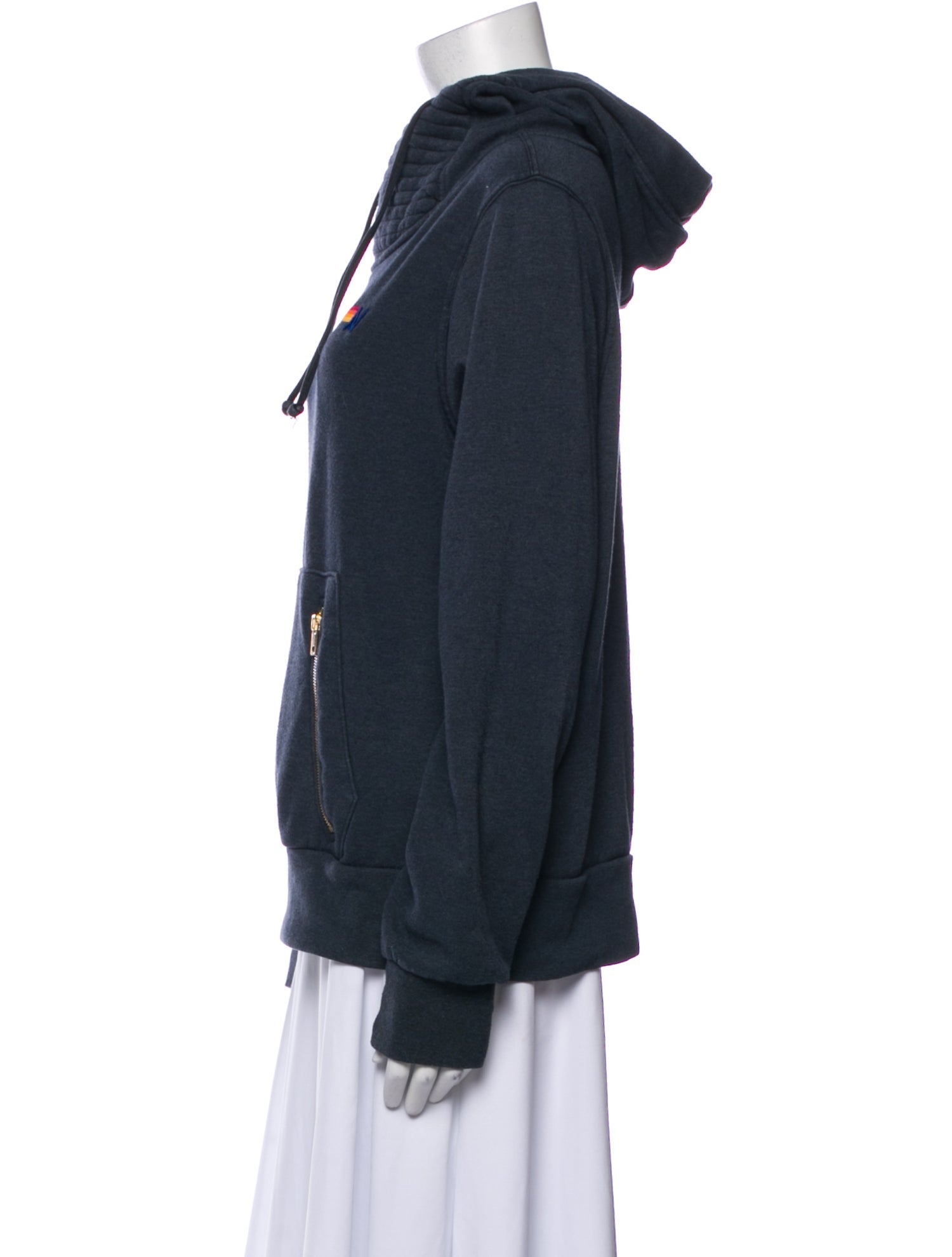 Aviator Nation Mock Neck Long Sleeve Sweatshirt