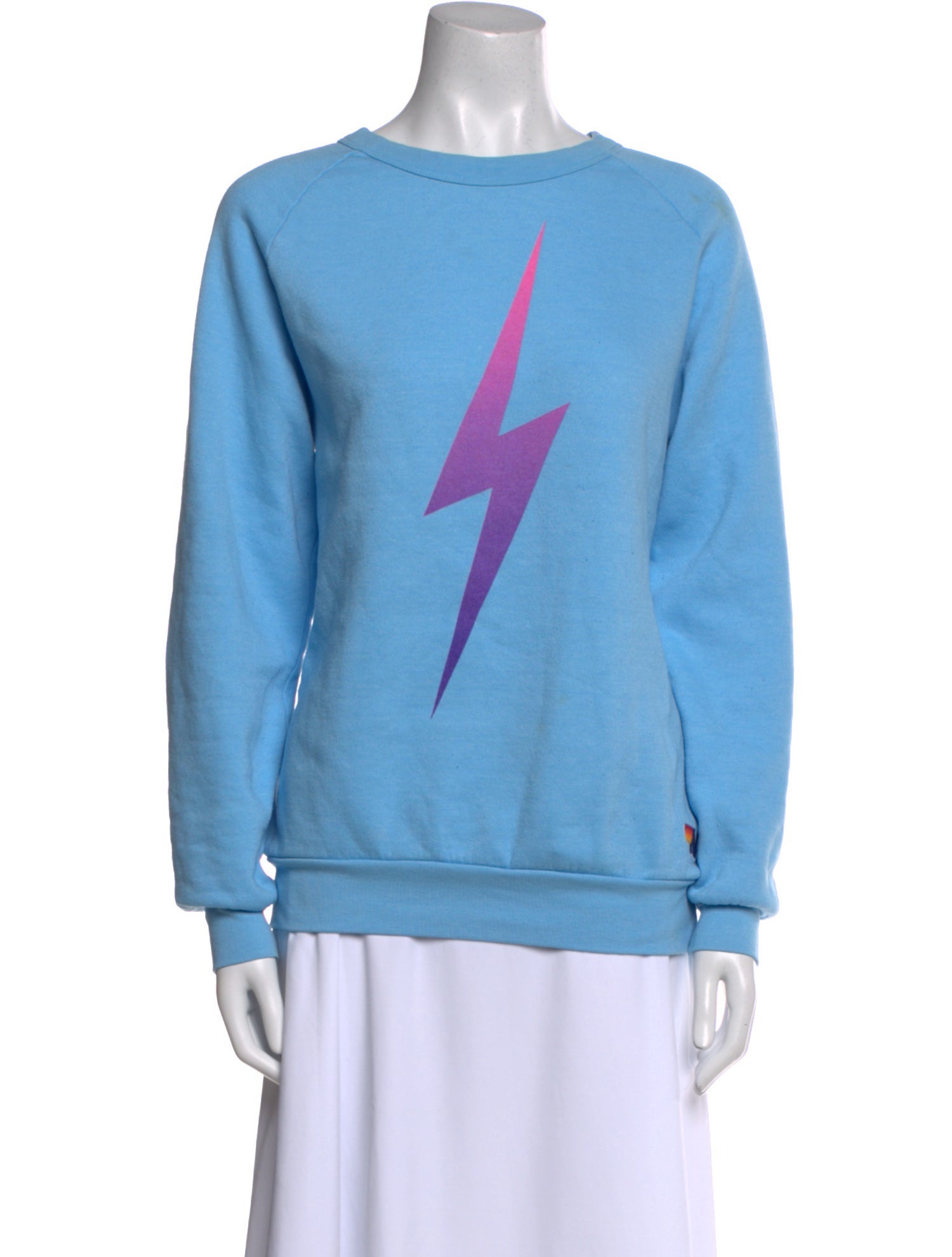 Aviator Nation Scoop Neck Long Sleeve Sweatshirt