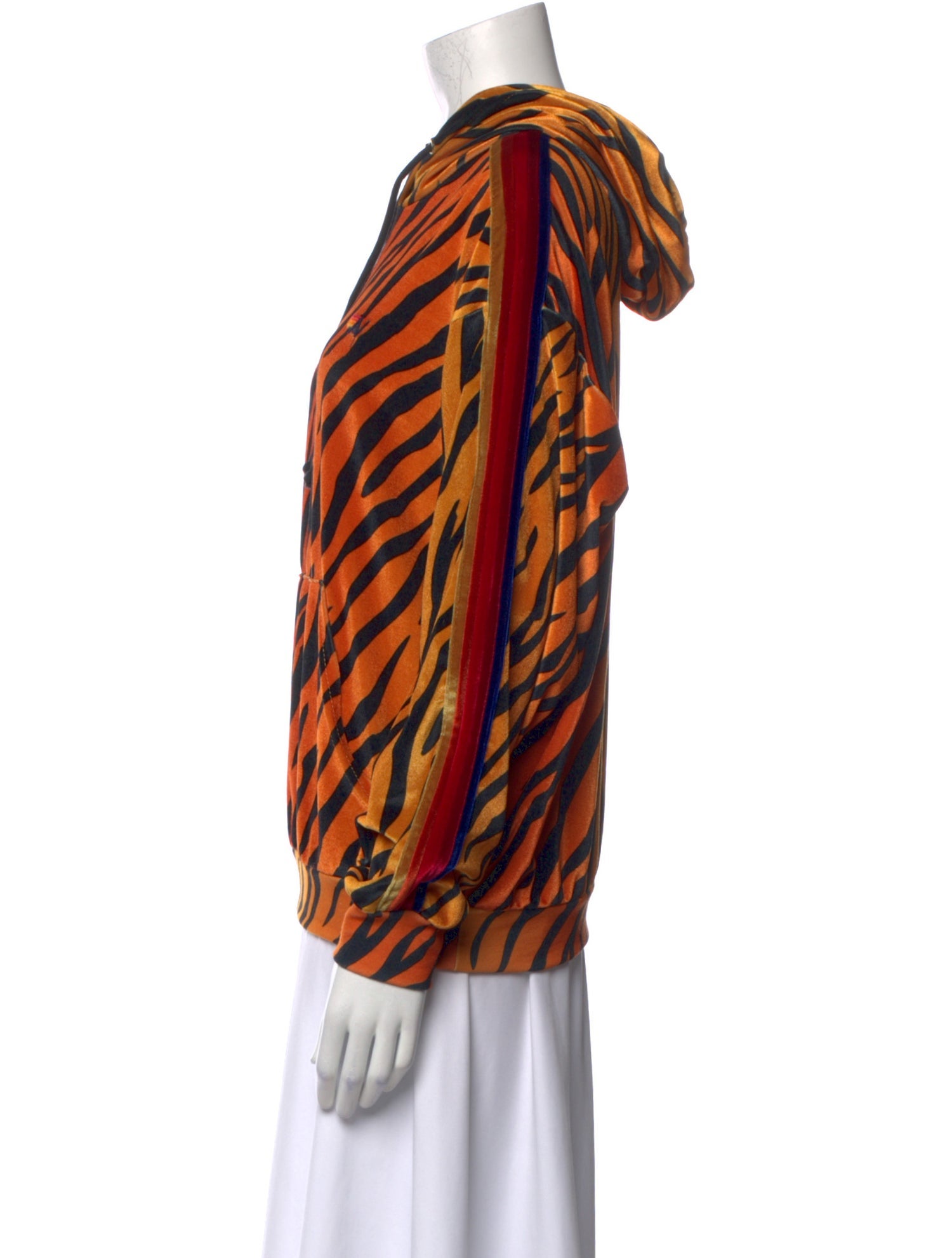 Aviator Nation Animal Print Crew Neck Sweatshirt