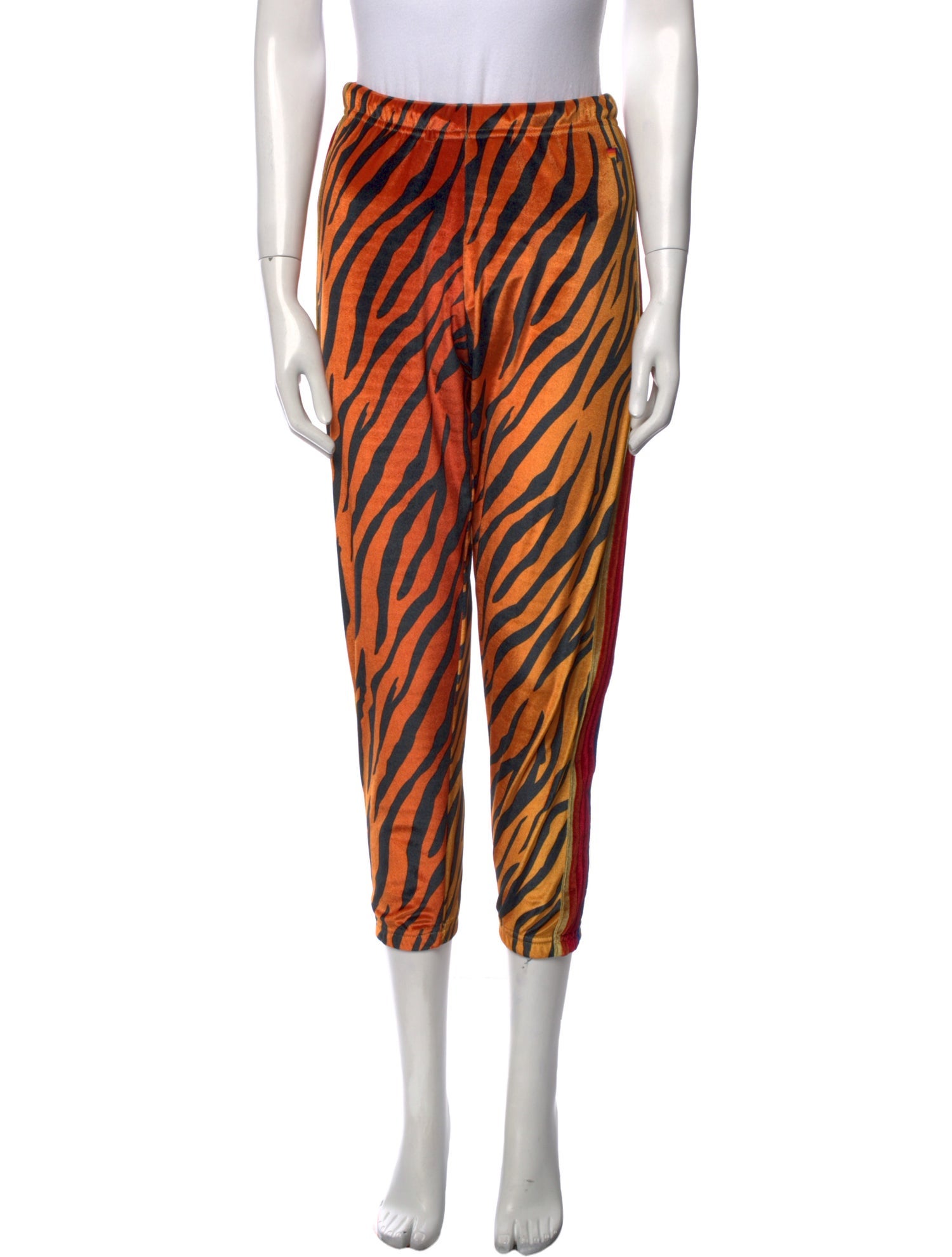 Aviator Nation Animal Print Embroidered Accent