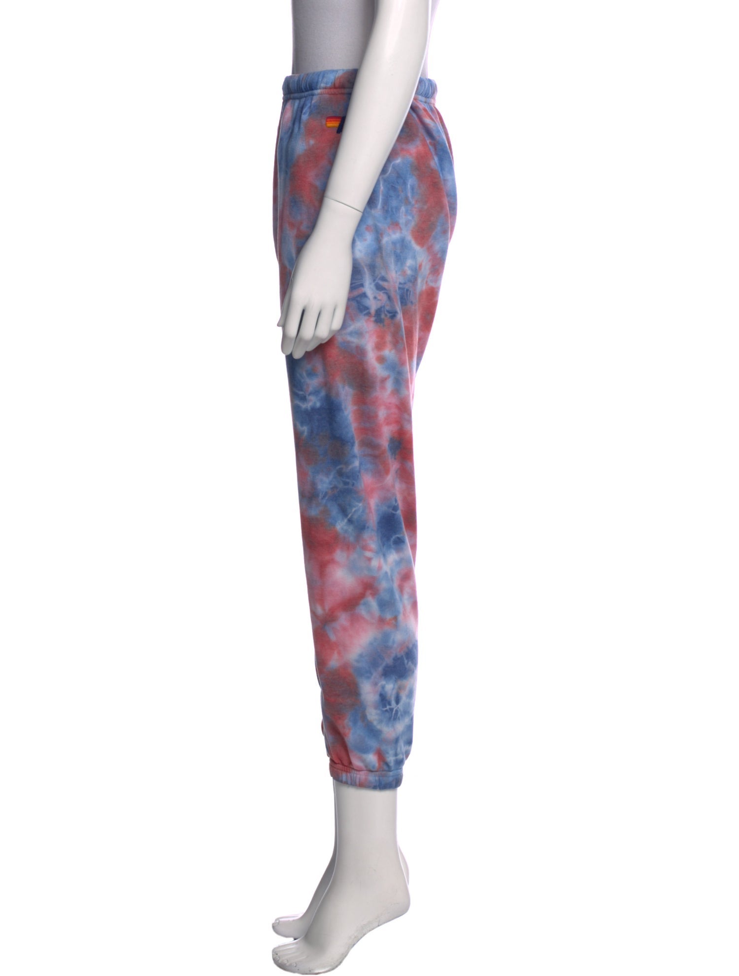 Aviator Nation Tie-Dye Print Skinny Leg Pants