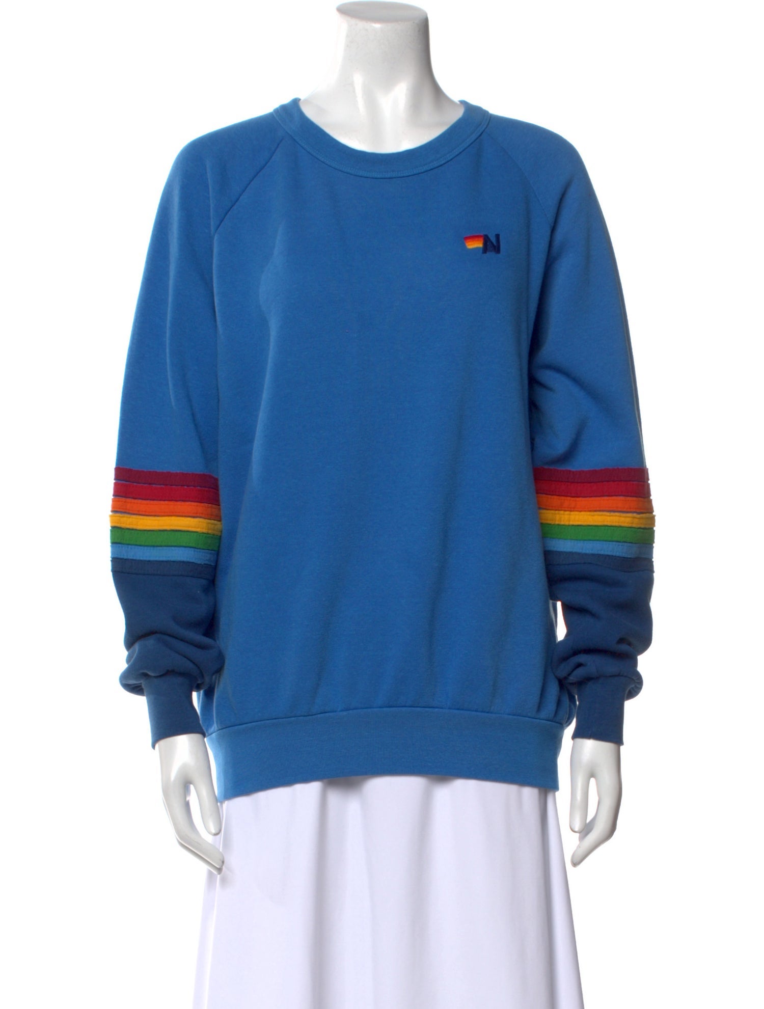 Aviator Nation Graphic Print Crew Neck Sweatshirt