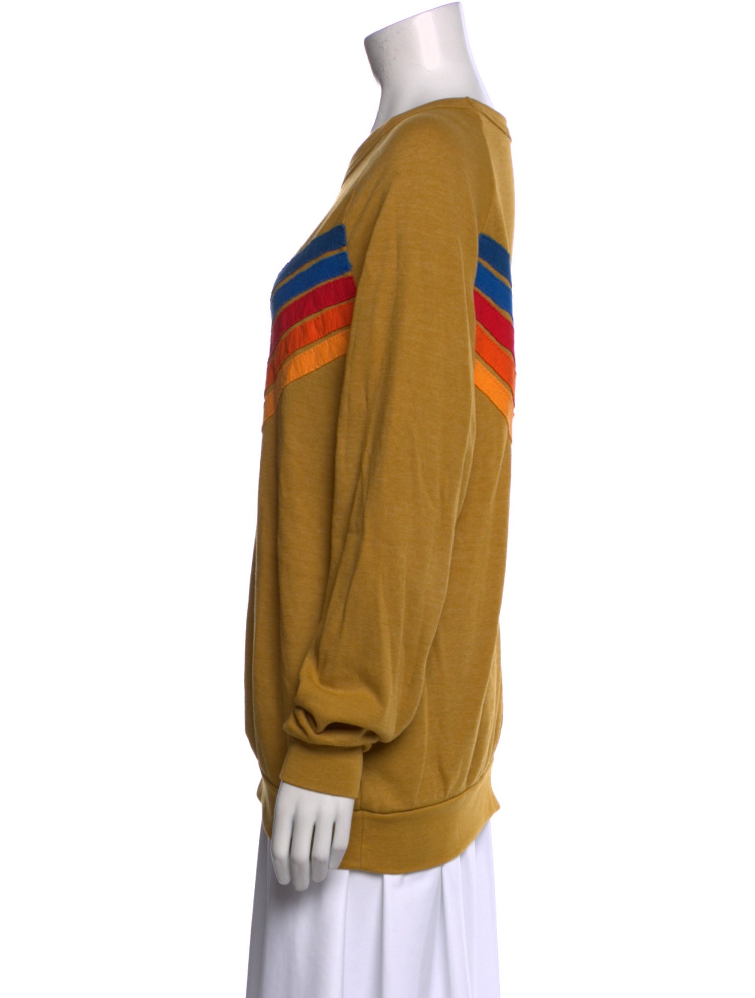 Aviator Nation Graphic Print Scoop Neck Sweatshirt