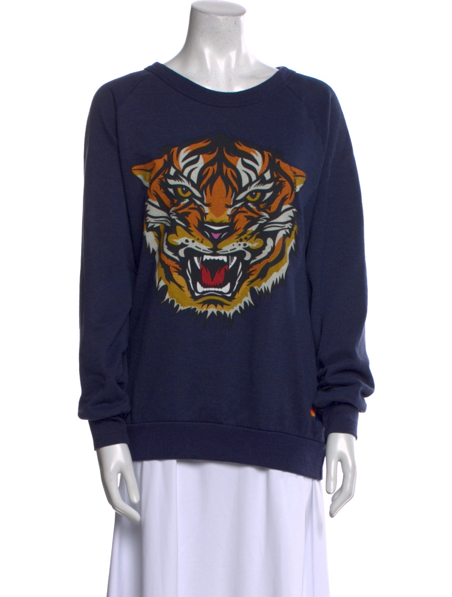 Aviator Nation Graphic Print Crew Neck Sweatshirt