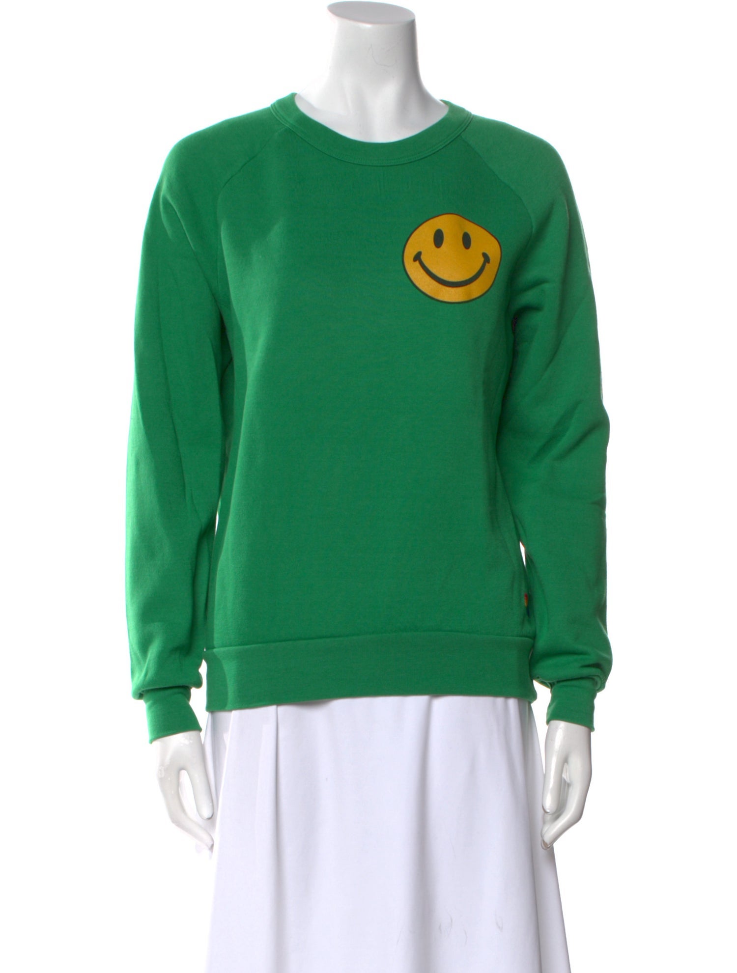 Aviator Nation Graphic Print Crew Neck Sweater