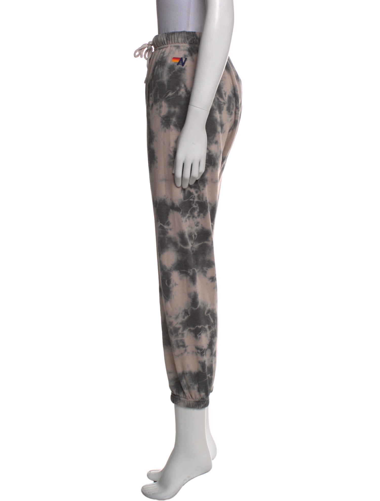 Aviator Nation Tie-Dye Print Straight Leg Pants