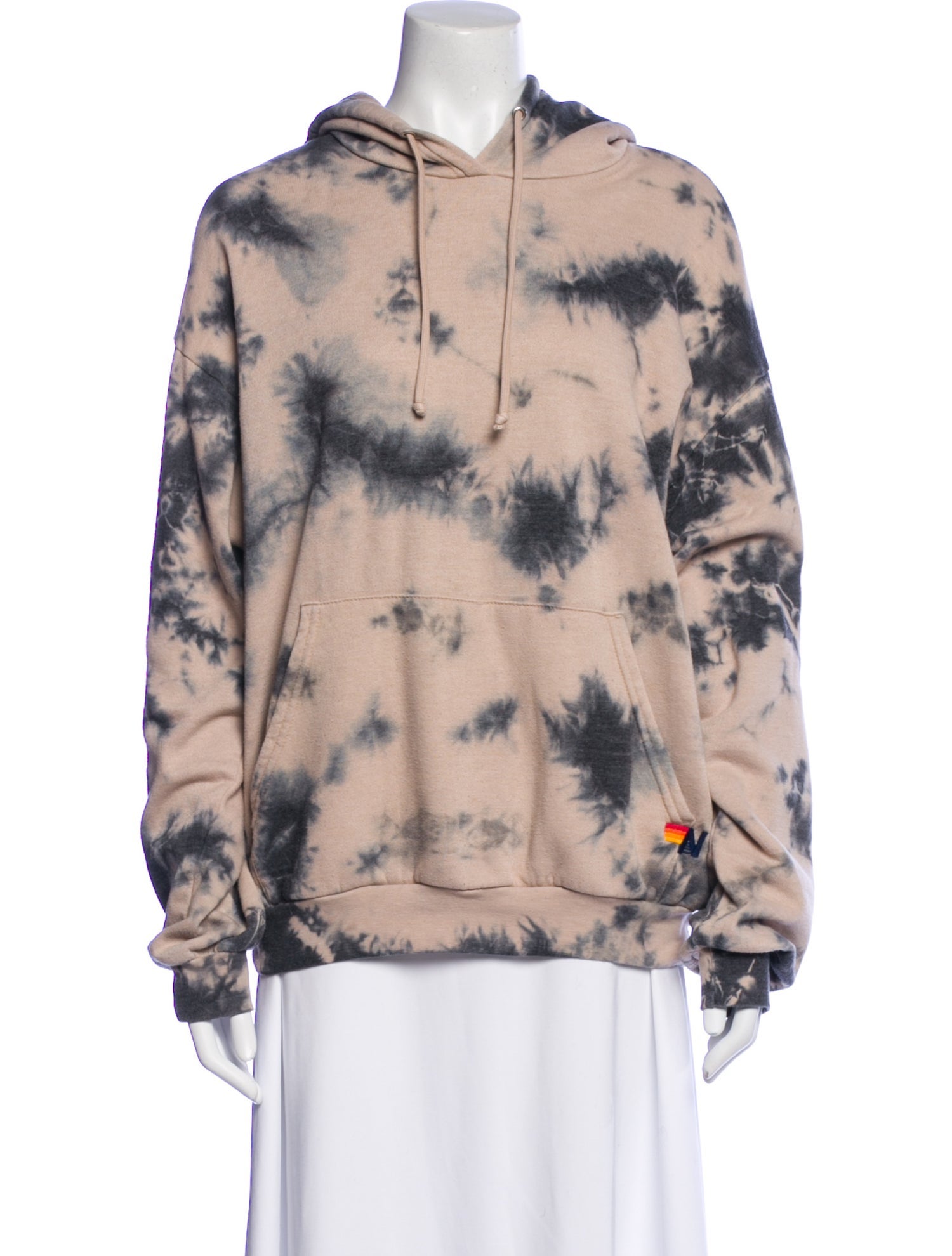 Aviator Nation Tie-Dye Print Crew Neck Sweater